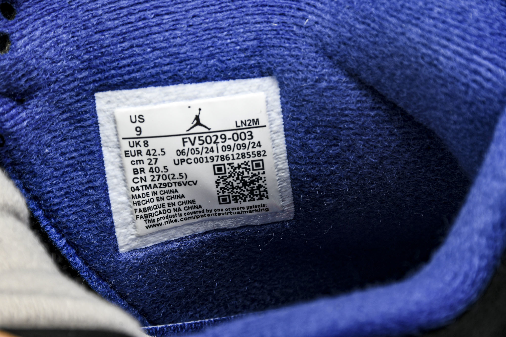 Air Jordan 4 Retro _Lase_ AJ4 乔4黑灰蓝配色 FV5029-003 #YZ