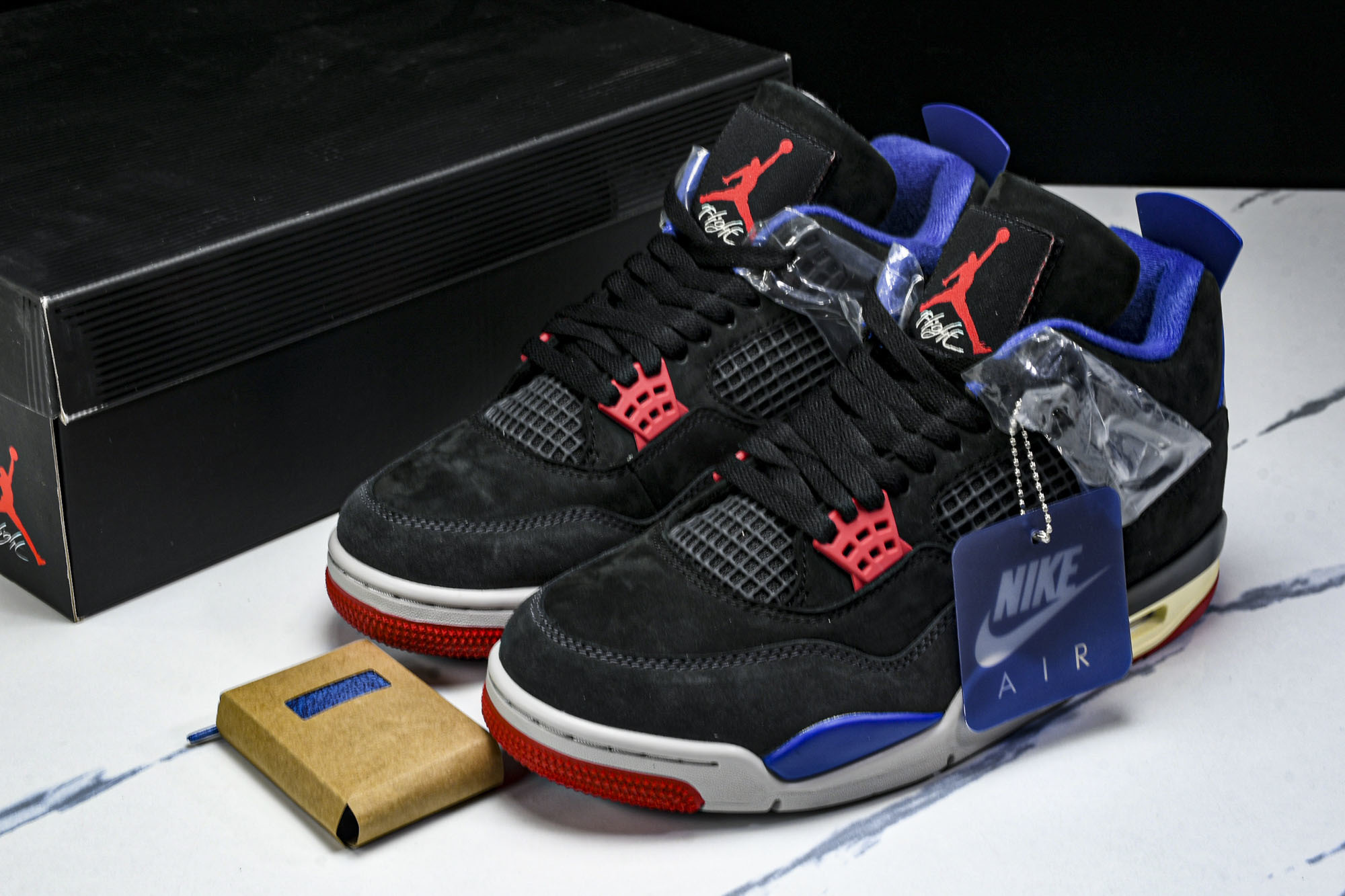 Air Jordan 4 Retro _Lase_ AJ4 乔4黑灰蓝配色 FV5029-003 #YZ