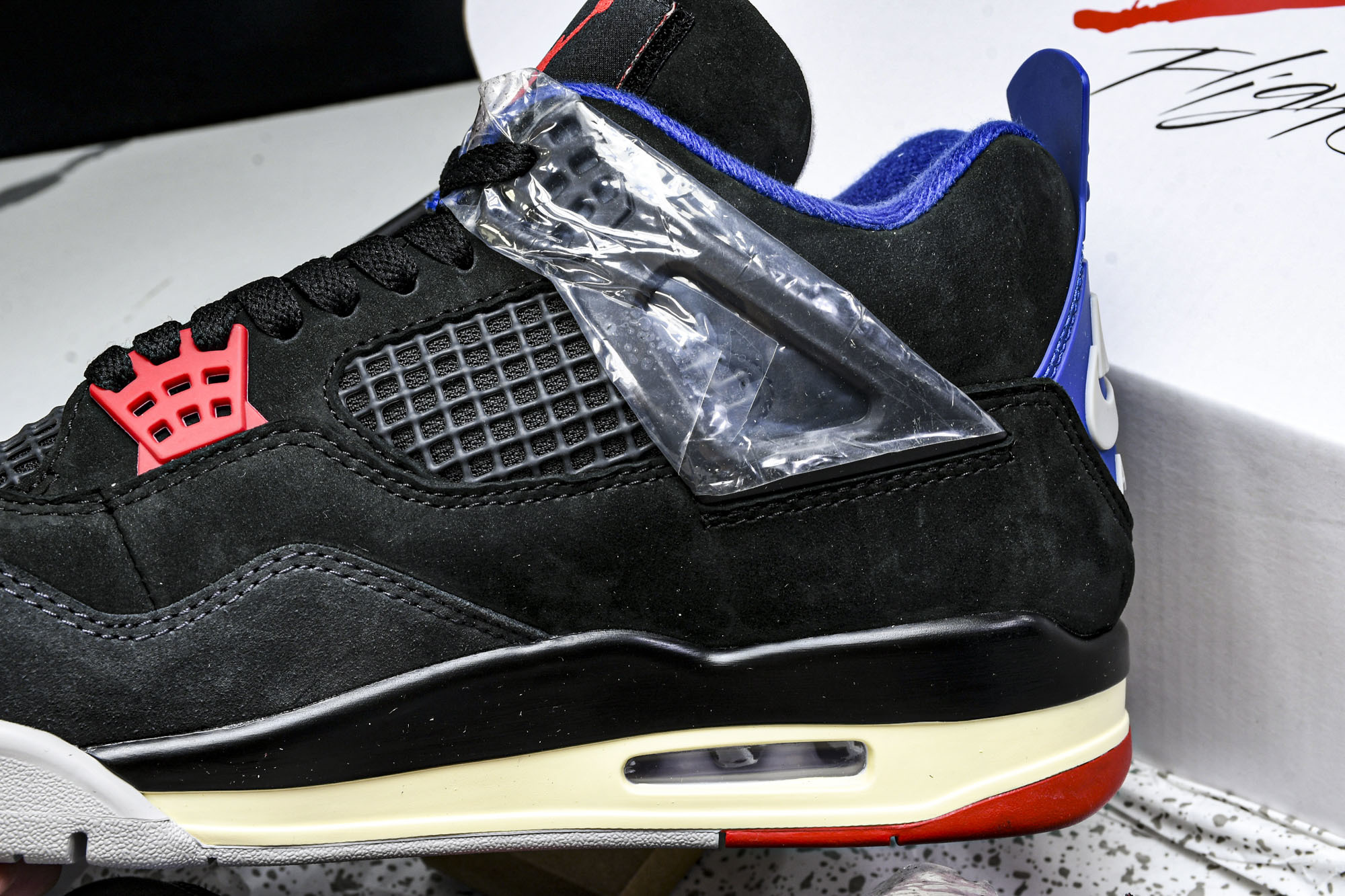 Air Jordan 4 Retro _Lase_ AJ4 乔4黑灰蓝配色 FV5029-003 #YZ