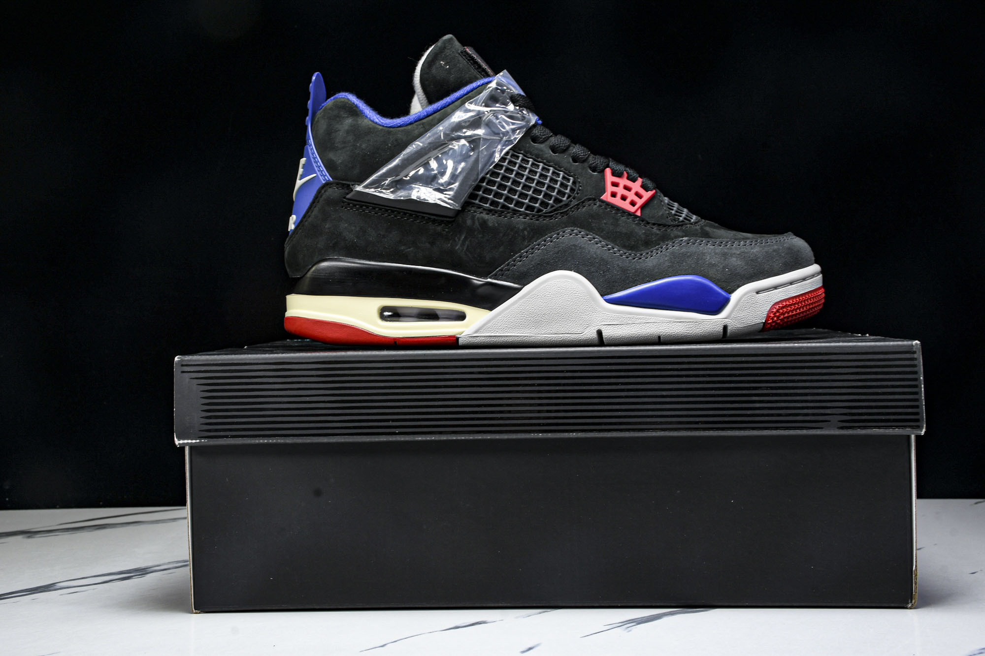 Air Jordan 4 Retro _Lase_ AJ4 乔4黑灰蓝配色 FV5029-003 #YZ