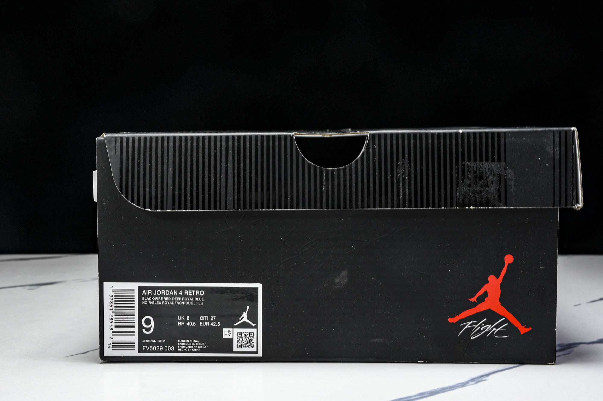 Air Jordan 4 Retro _Lase_ AJ4 乔4黑灰蓝配色 FV5029-003 #YZ