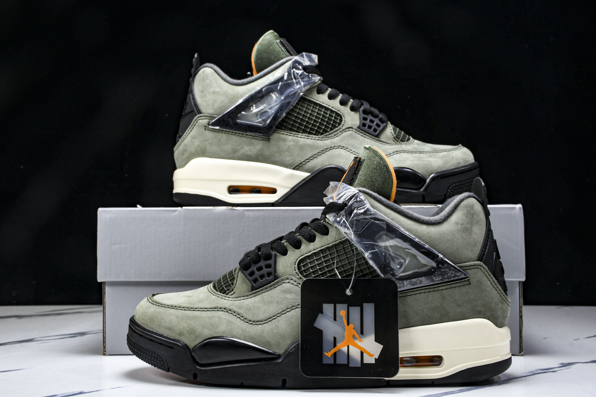 Air Jordan 4 Retro OG SP Undefeated 军绿 IB1519-200 #Y