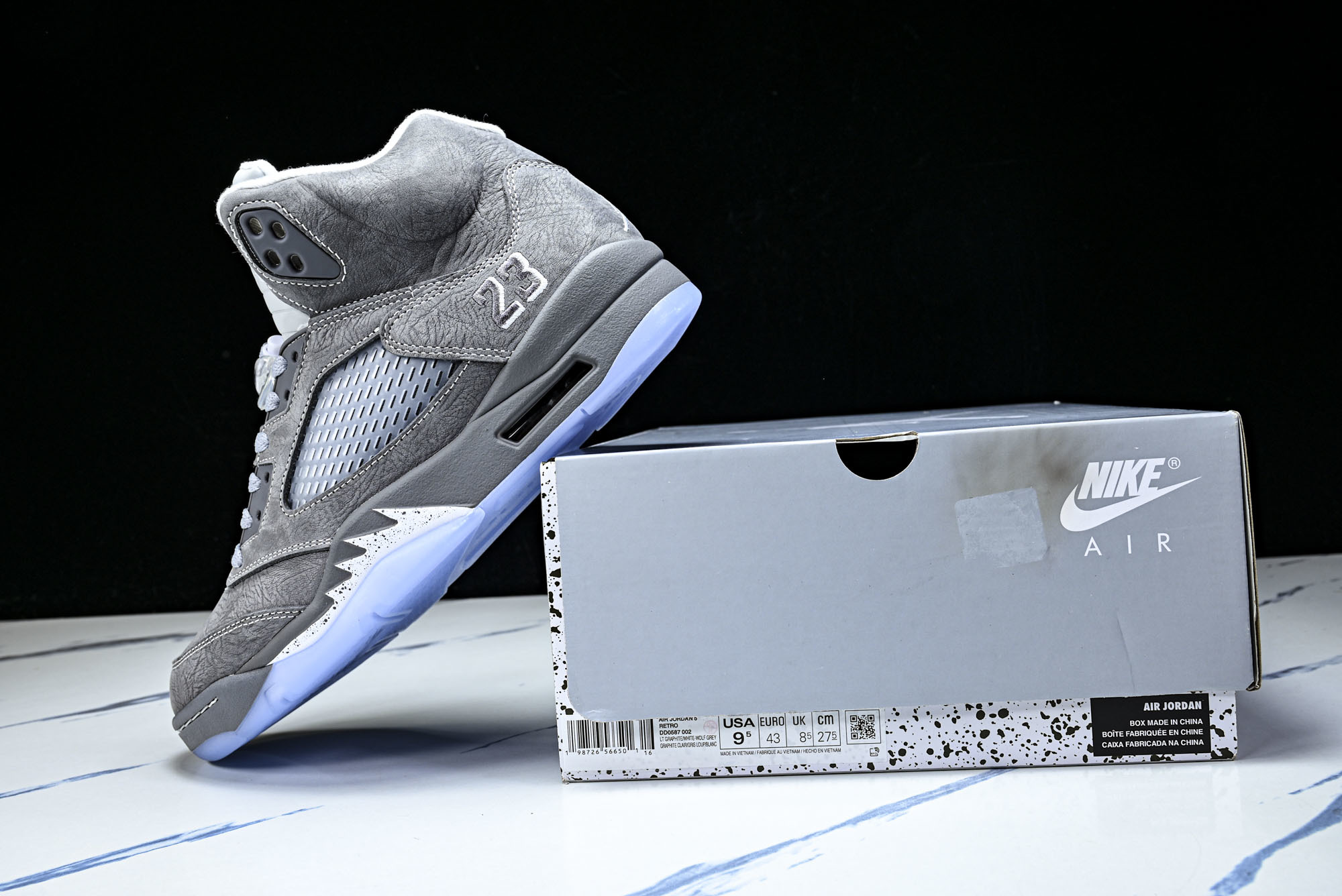 Air Jordan 5 _Wolf Grey_ AJ5 乔5狼灰 DD0587-00226 #YZ01