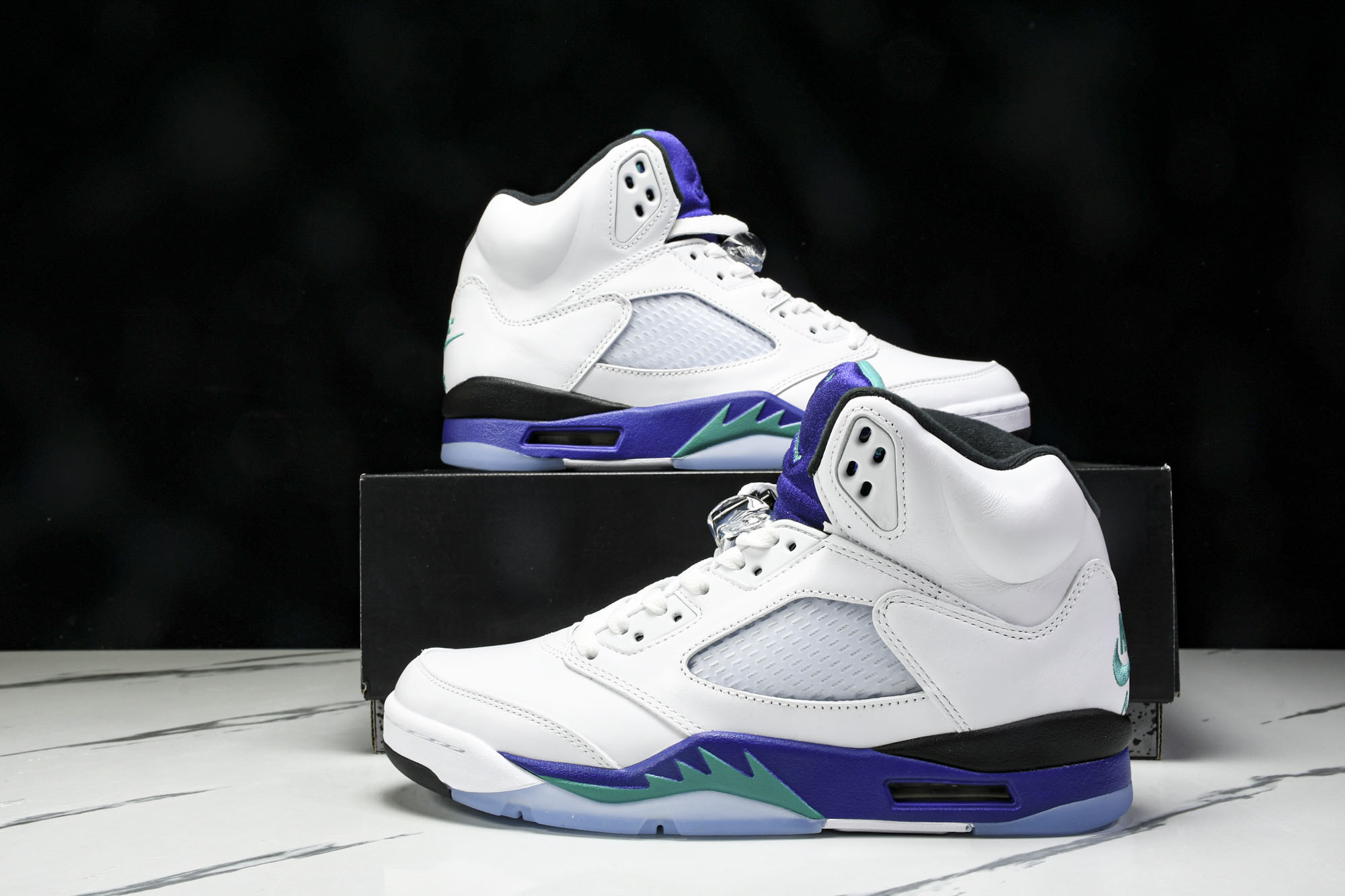 Air Jordan 5 OG 复刻 白葡萄冰-翡翠 HQ7978-100 #YZ01540.5 41 
