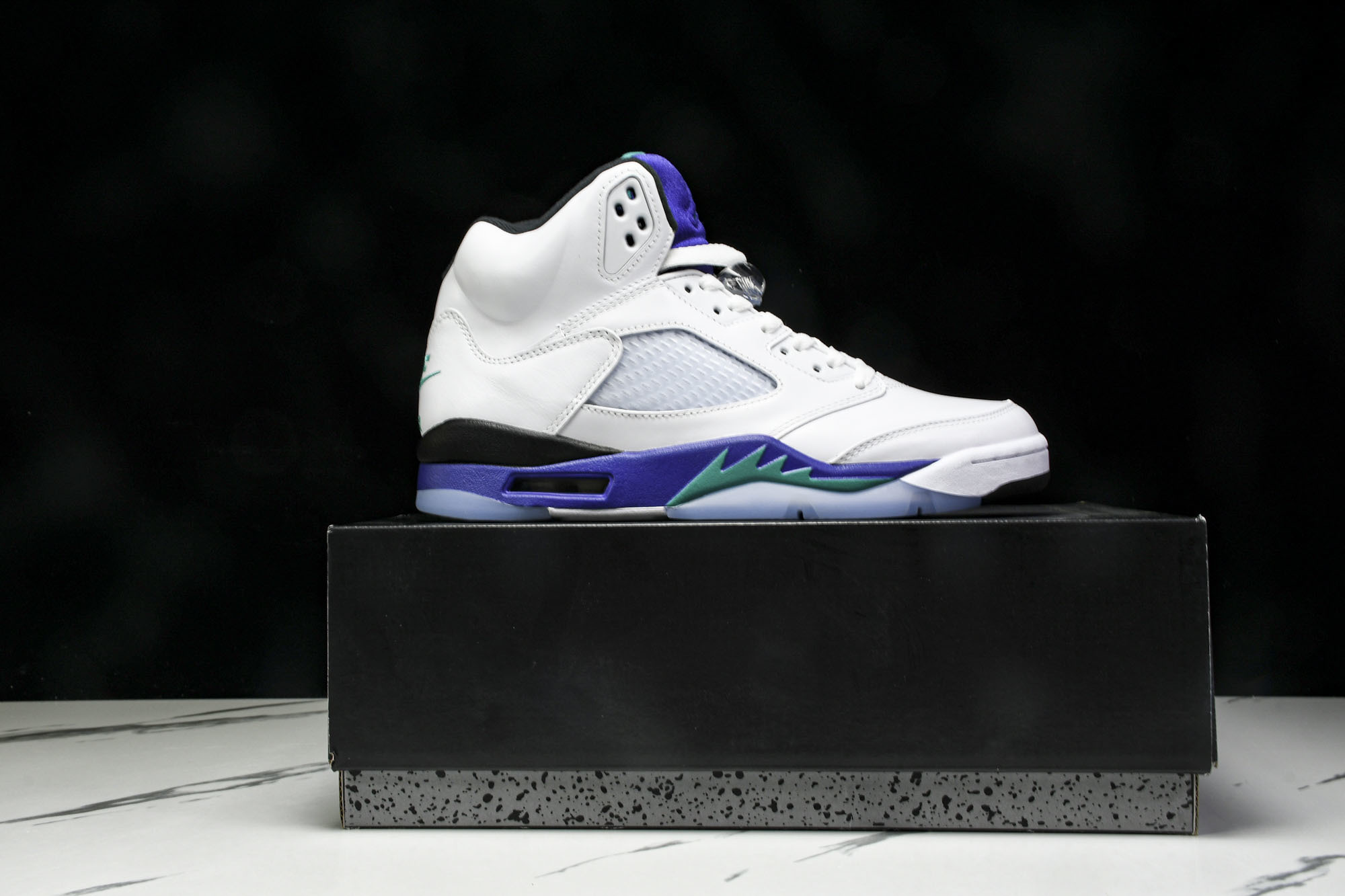 Air Jordan 5 OG 复刻 白葡萄冰-翡翠 HQ7978-100 #YZ01540.5 41 