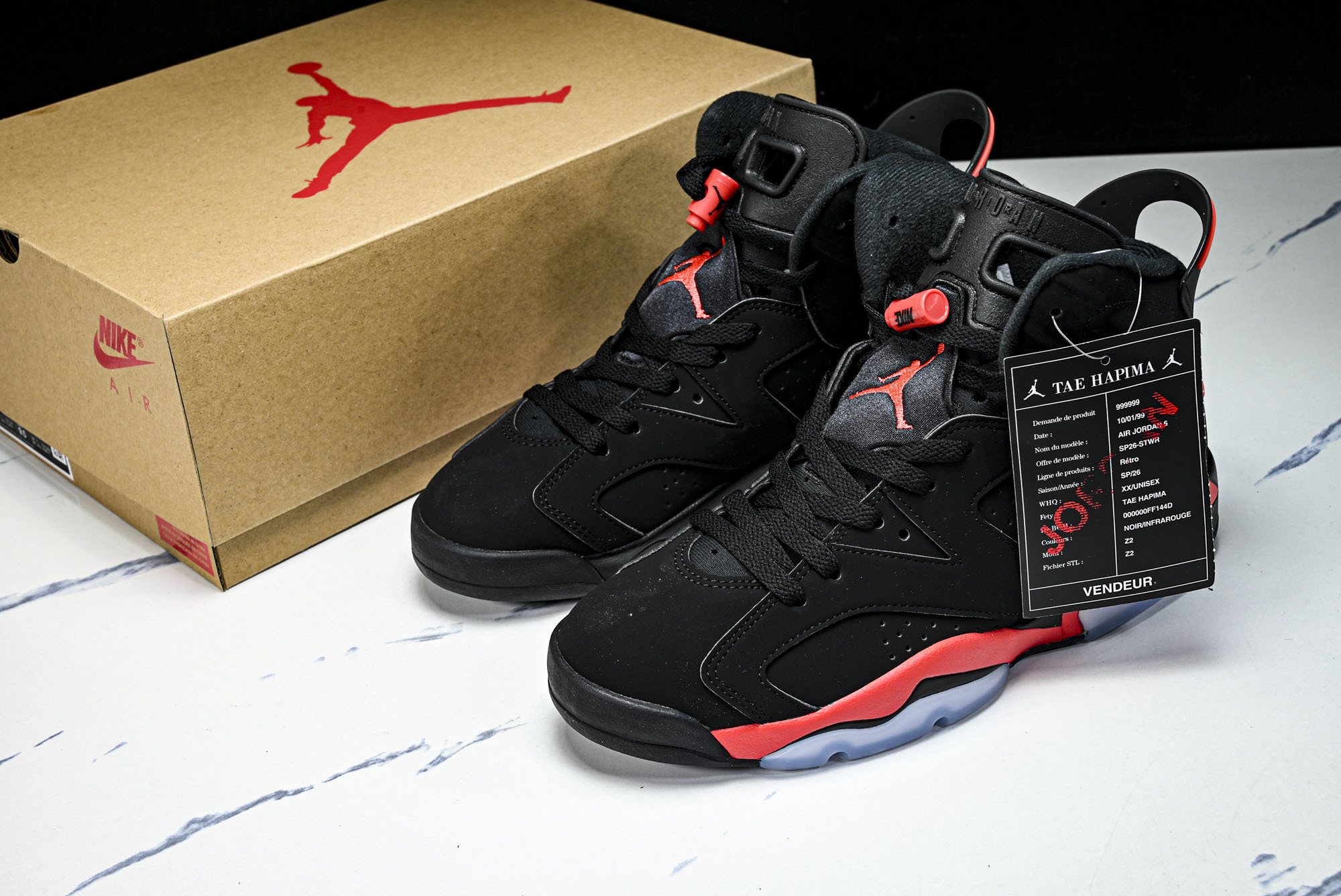Air Jordan 6 _Infrared_ AJ6 乔6全新黑红外线 CT8529-001 #YZ0