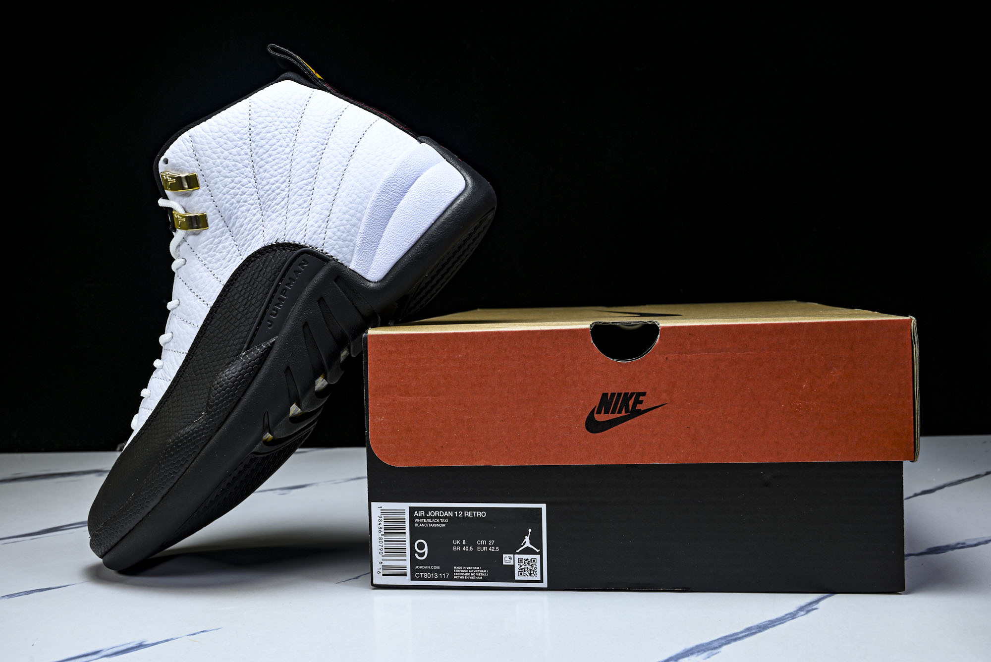 Air Jordan 12 Retro _Taxi_ AJ12 乔132元年复刻 金扣 CT8013 1