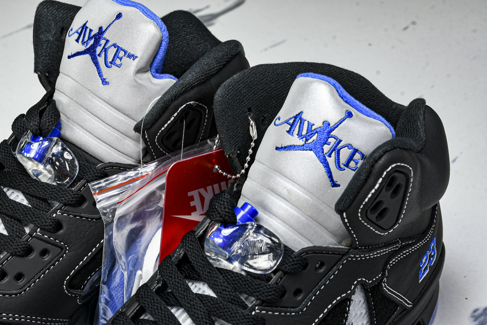 Awake NY x Air Jordan 5 联名款黑蓝 DV4982-004 #YZ015大厂出品原