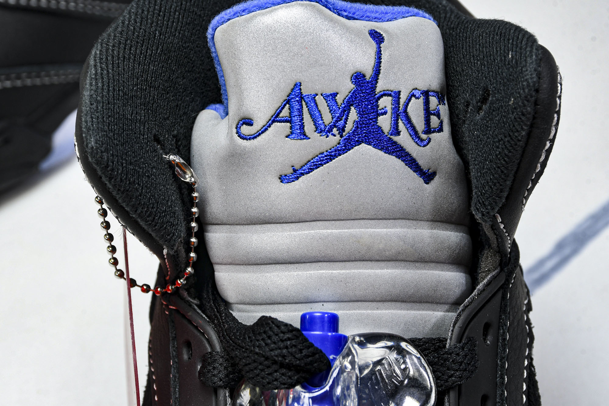 Awake NY x Air Jordan 5 联名款黑蓝 DV4982-004 #YZ015大厂出品原