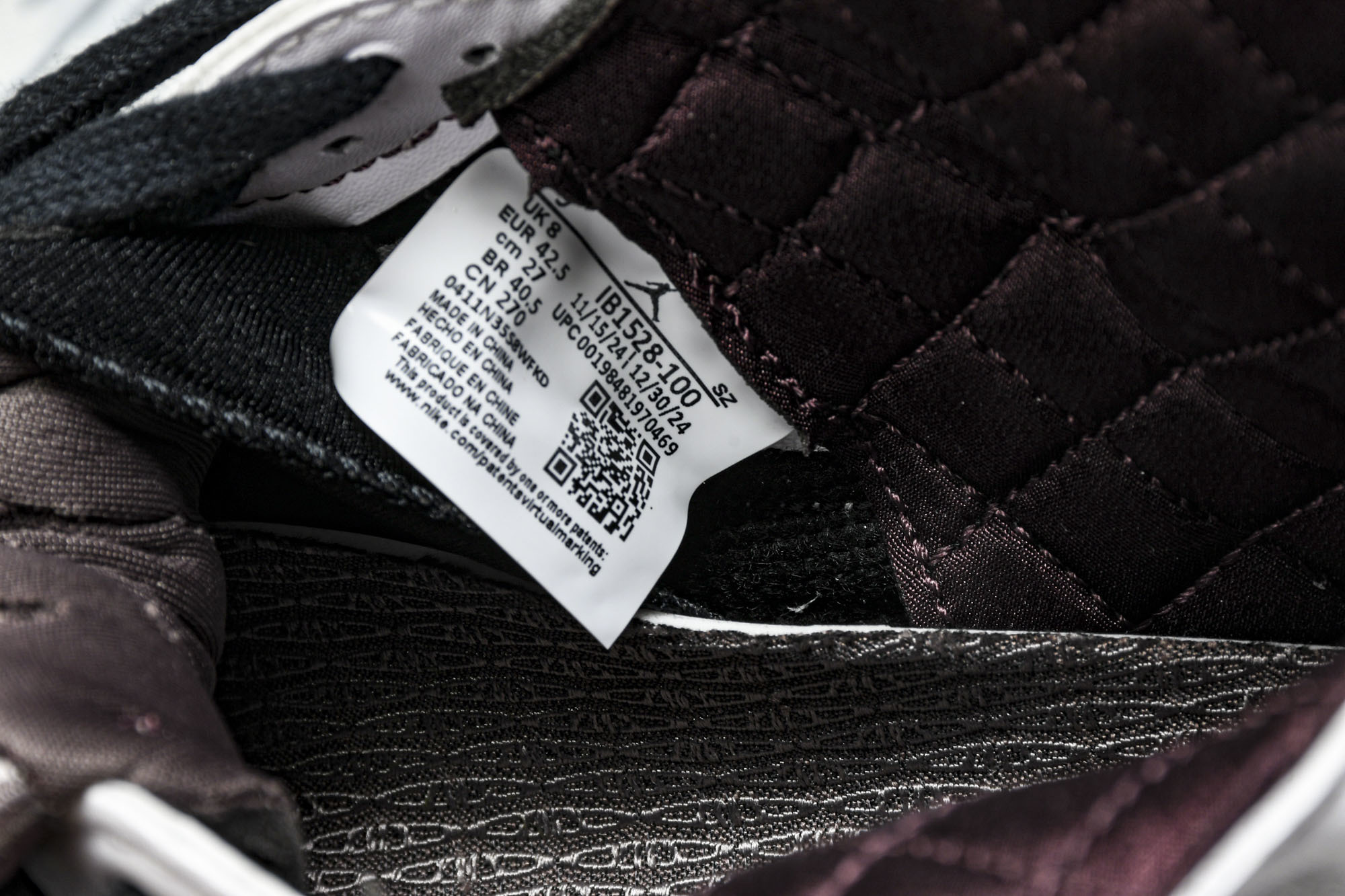 Maniére x Air Jordan 5 Retro OG AM '紫罗兰矿石色 IB1528-10