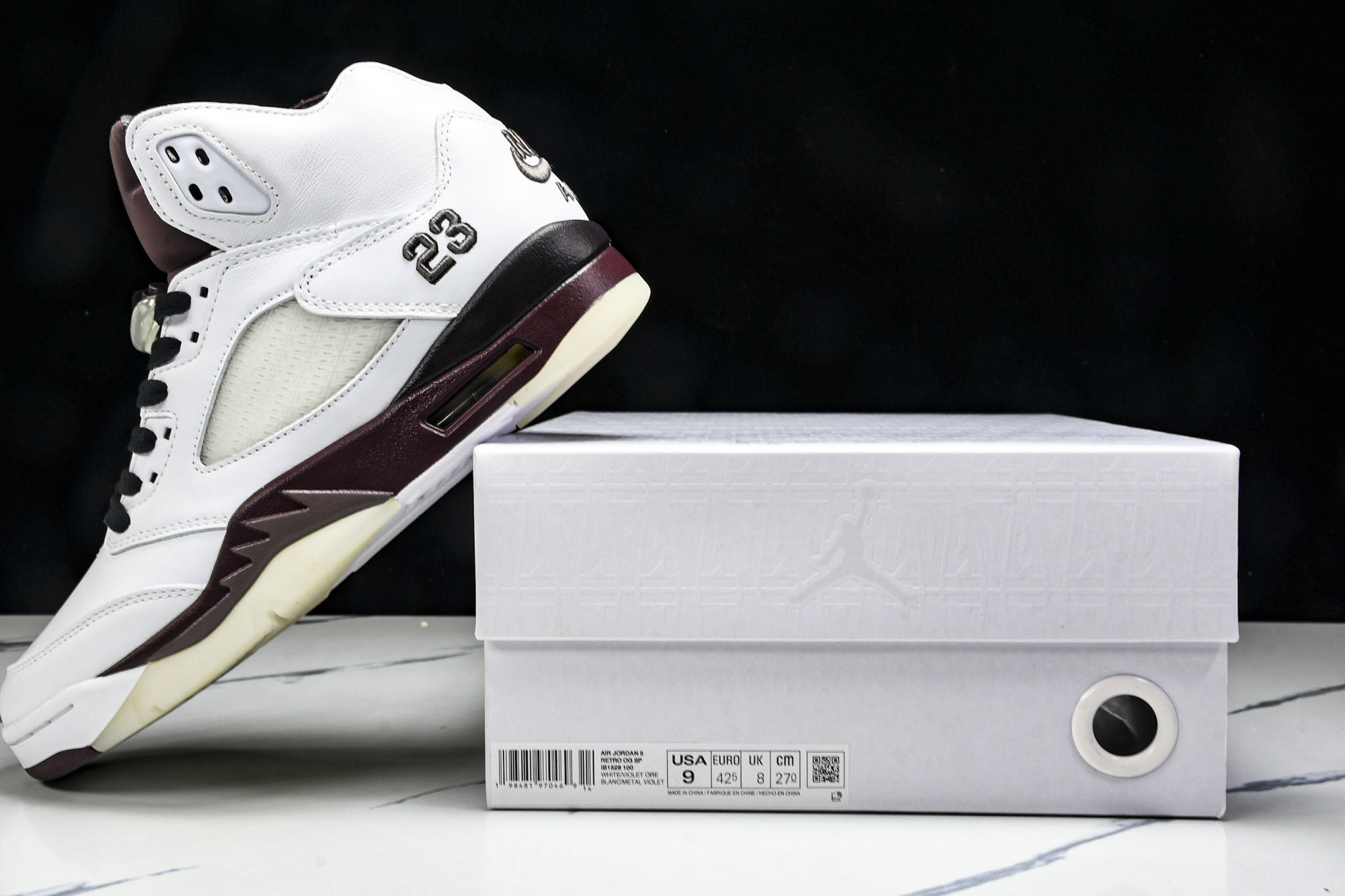 Maniére x Air Jordan 5 Retro OG AM '紫罗兰矿石色 IB1528-10