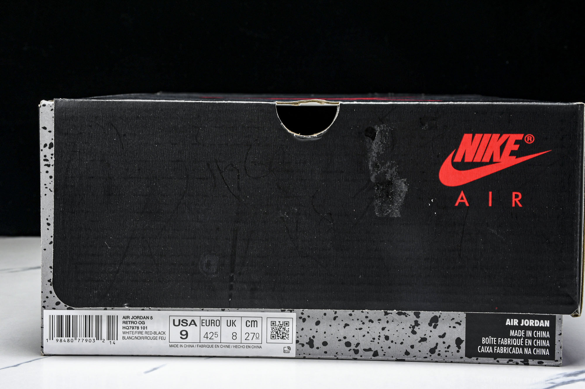 Maniére x Air Jordan 5 Retro OG AM 篮球鞋 HQ7978-101 #Y