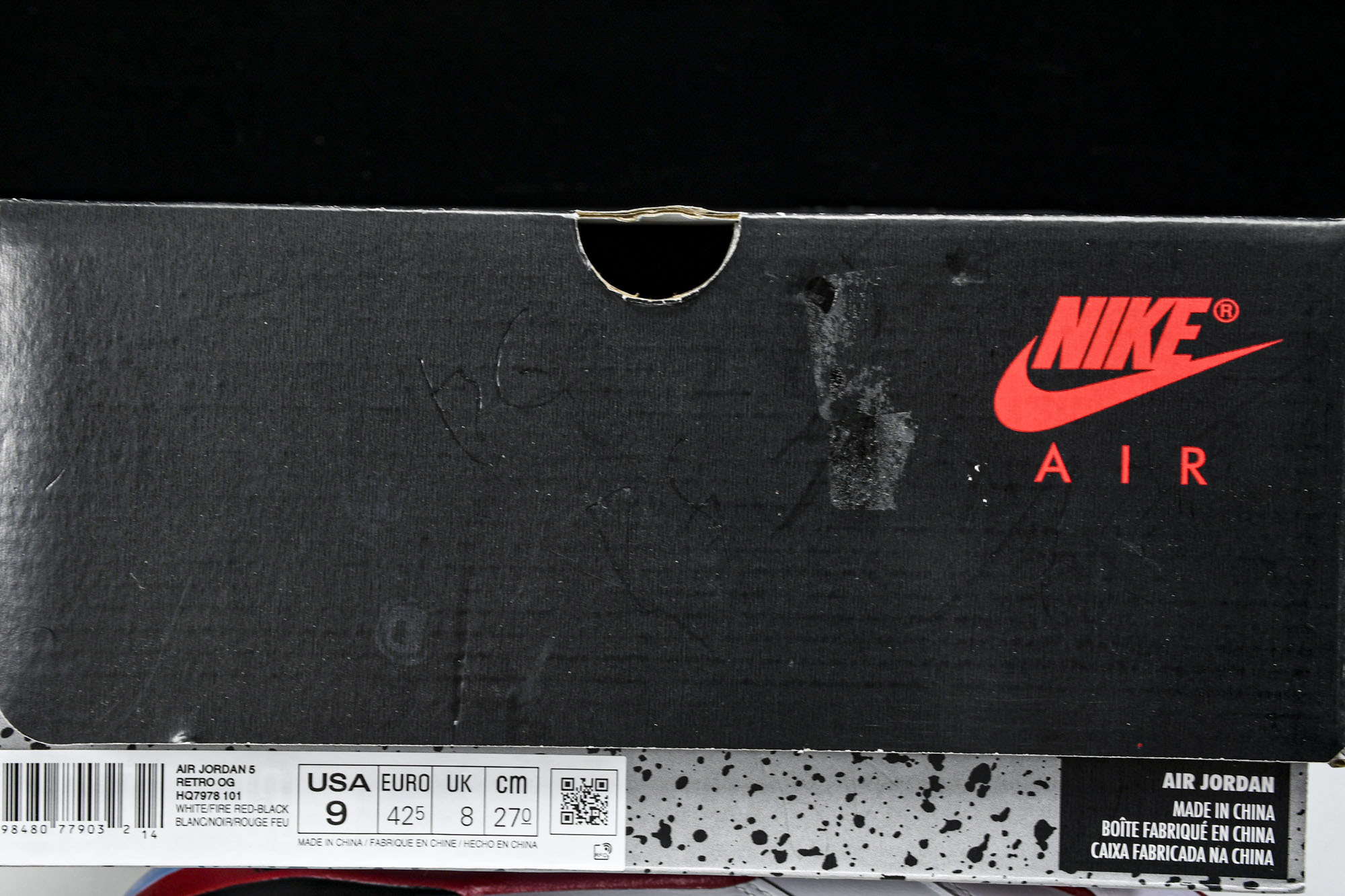 Maniére x Air Jordan 5 Retro OG AM 篮球鞋 HQ7978-101 #Y