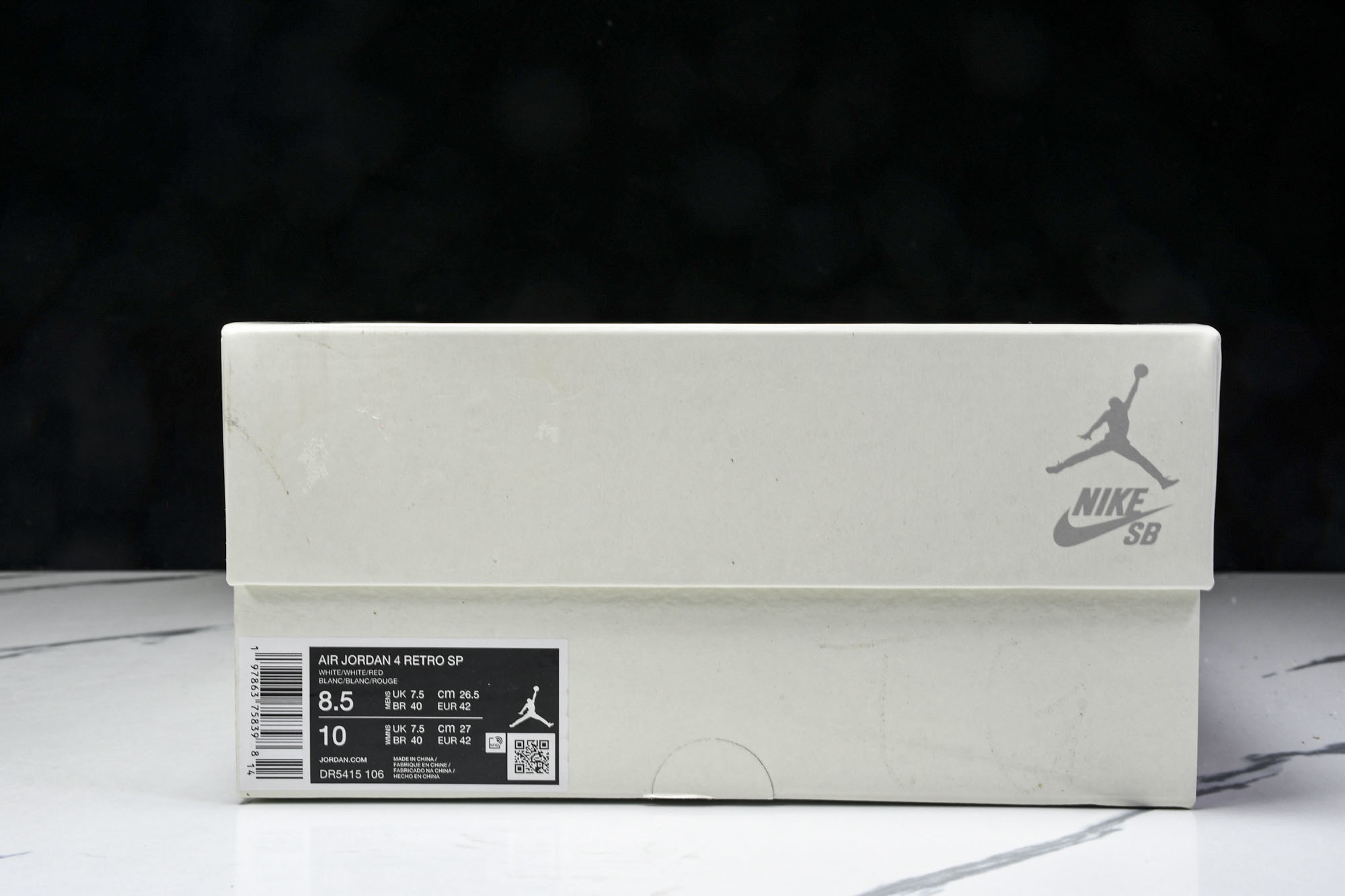 Nike SB x Air Jordan 4 OG _Varsity Red_ AJ4 乔4大学红 DR