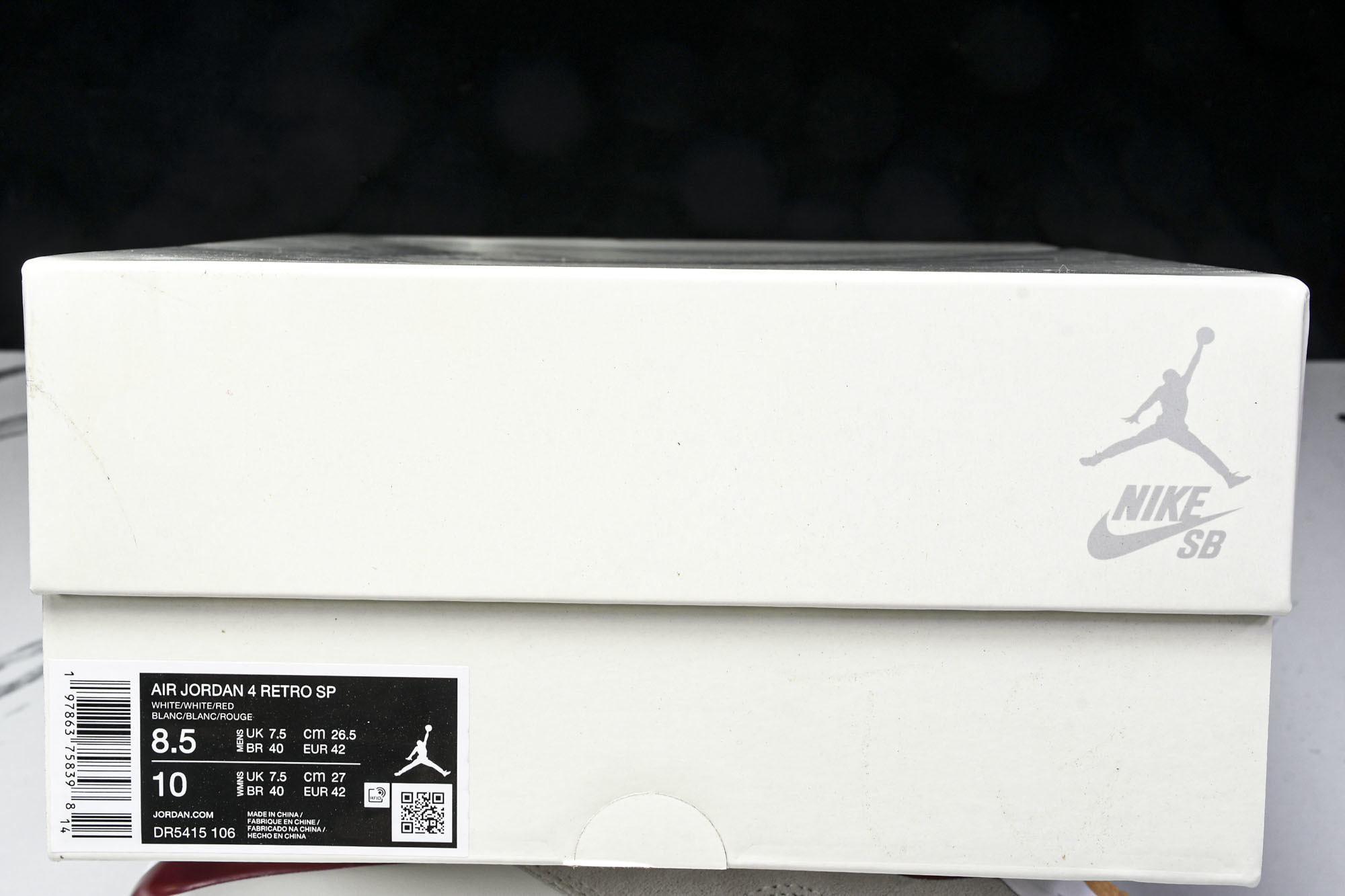 Nike SB x Air Jordan 4 OG _Varsity Red_ AJ4 乔4大学红 DR