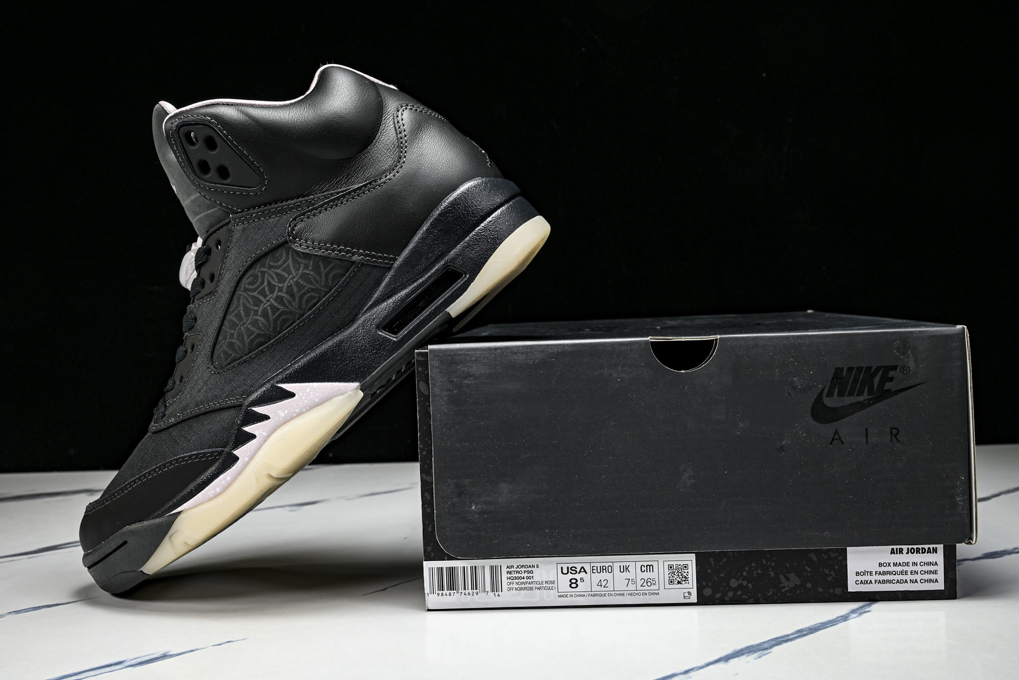 PSG x Air Jordan 5 Retro _Off Noir_ AJ5 乔5联名款 巴黎圣日耳曼