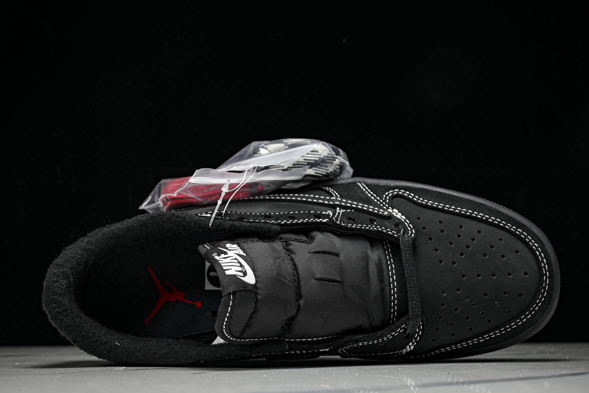 Travis Scott x Air Jordan 1 Low OG 'Black Phantom'全黑