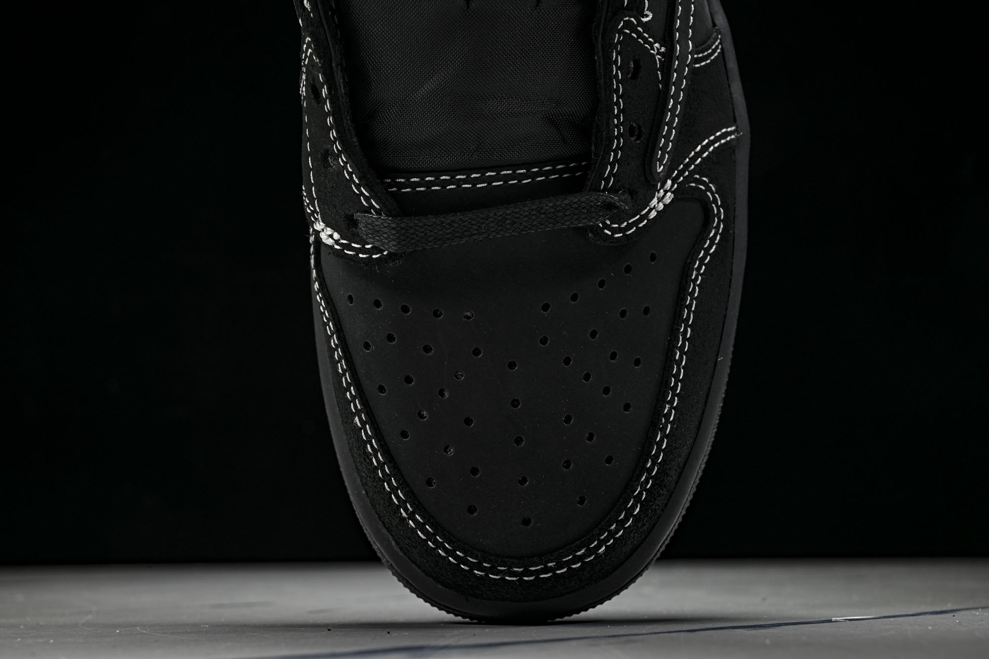 Travis Scott x Air Jordan 1 Low OG 'Black Phantom'全黑