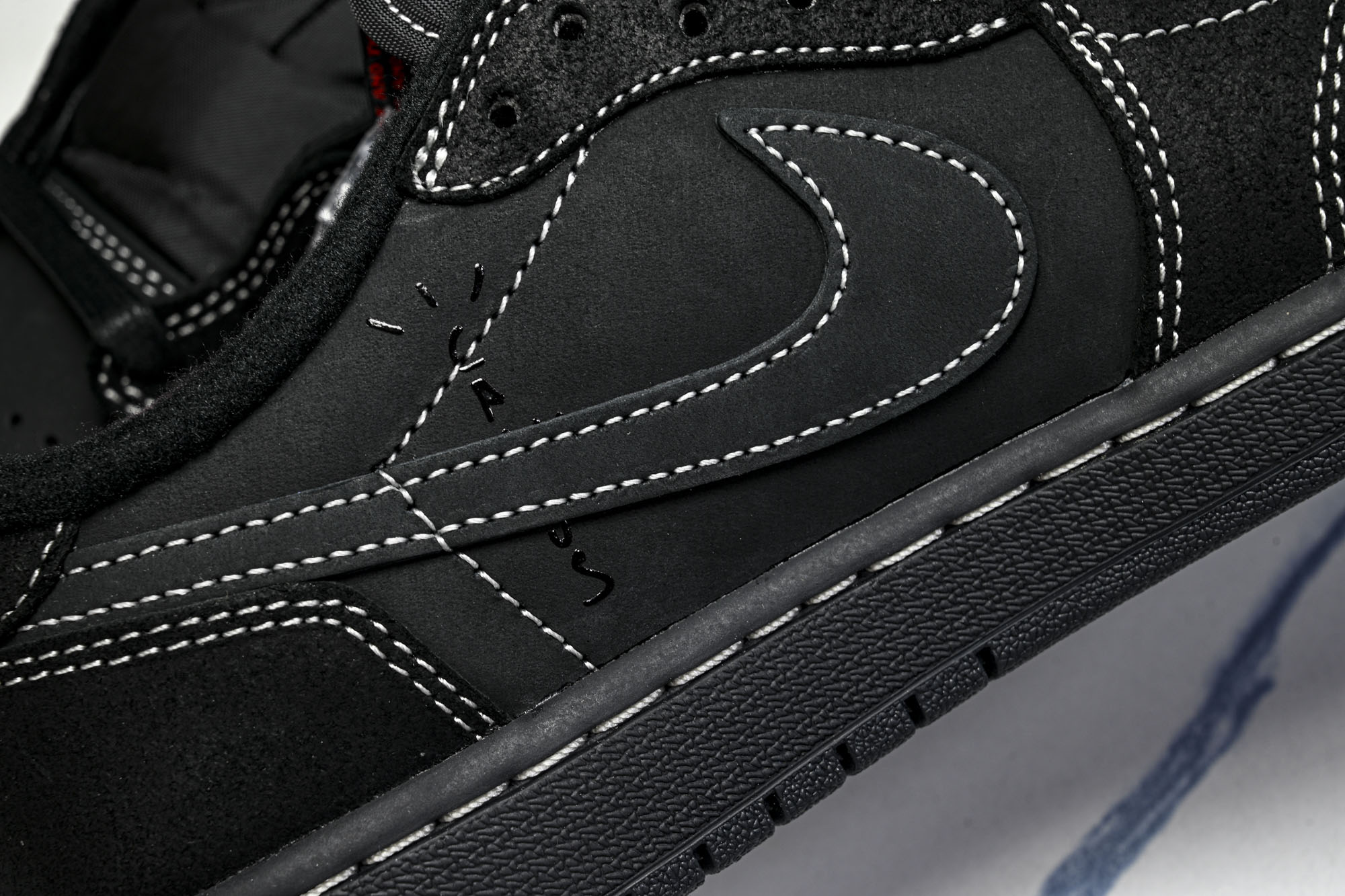 Travis Scott x Air Jordan 1 Low OG 'Black Phantom'全黑