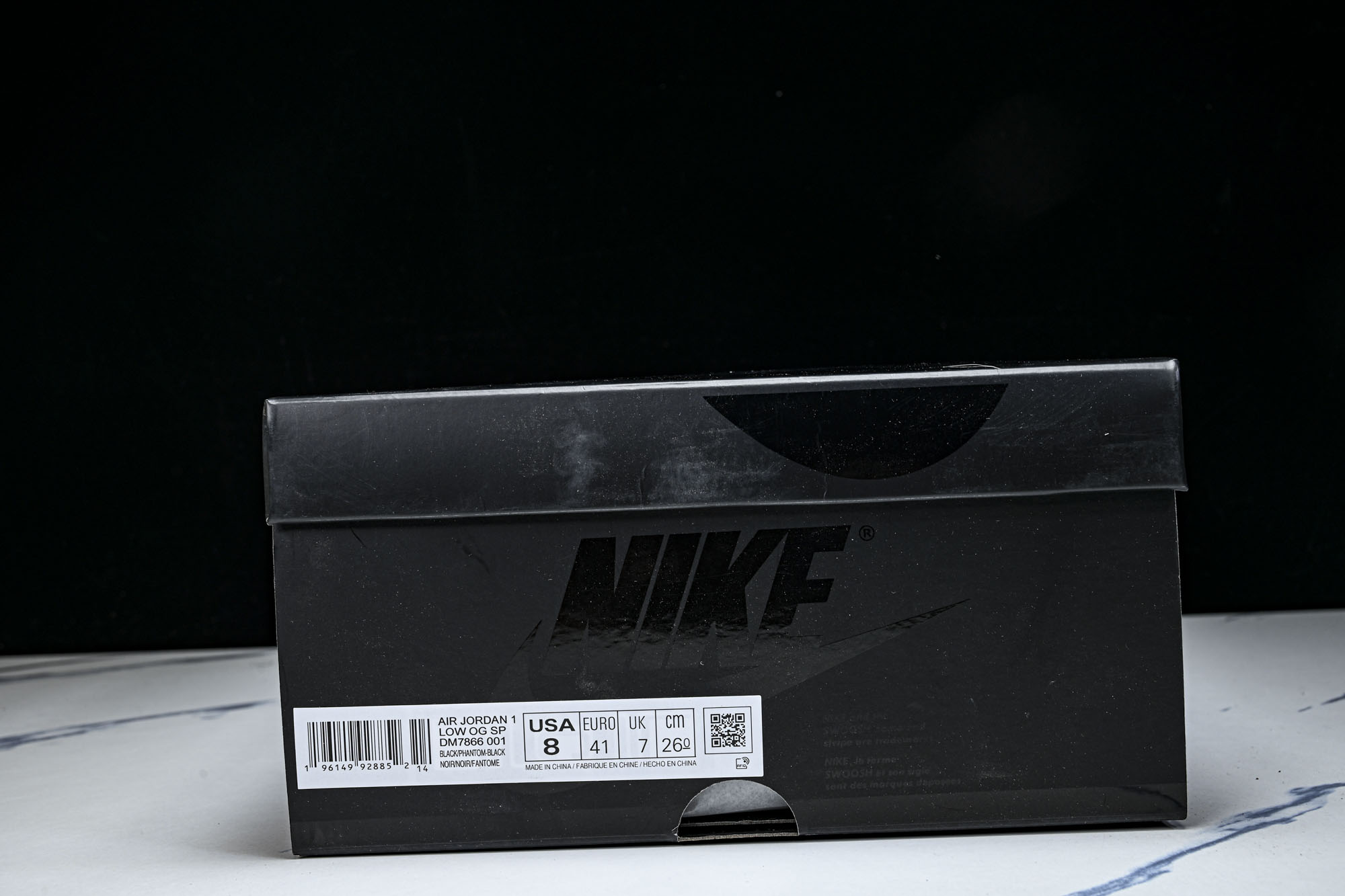 Travis Scott x Air Jordan 1 Low OG 'Black Phantom'全黑