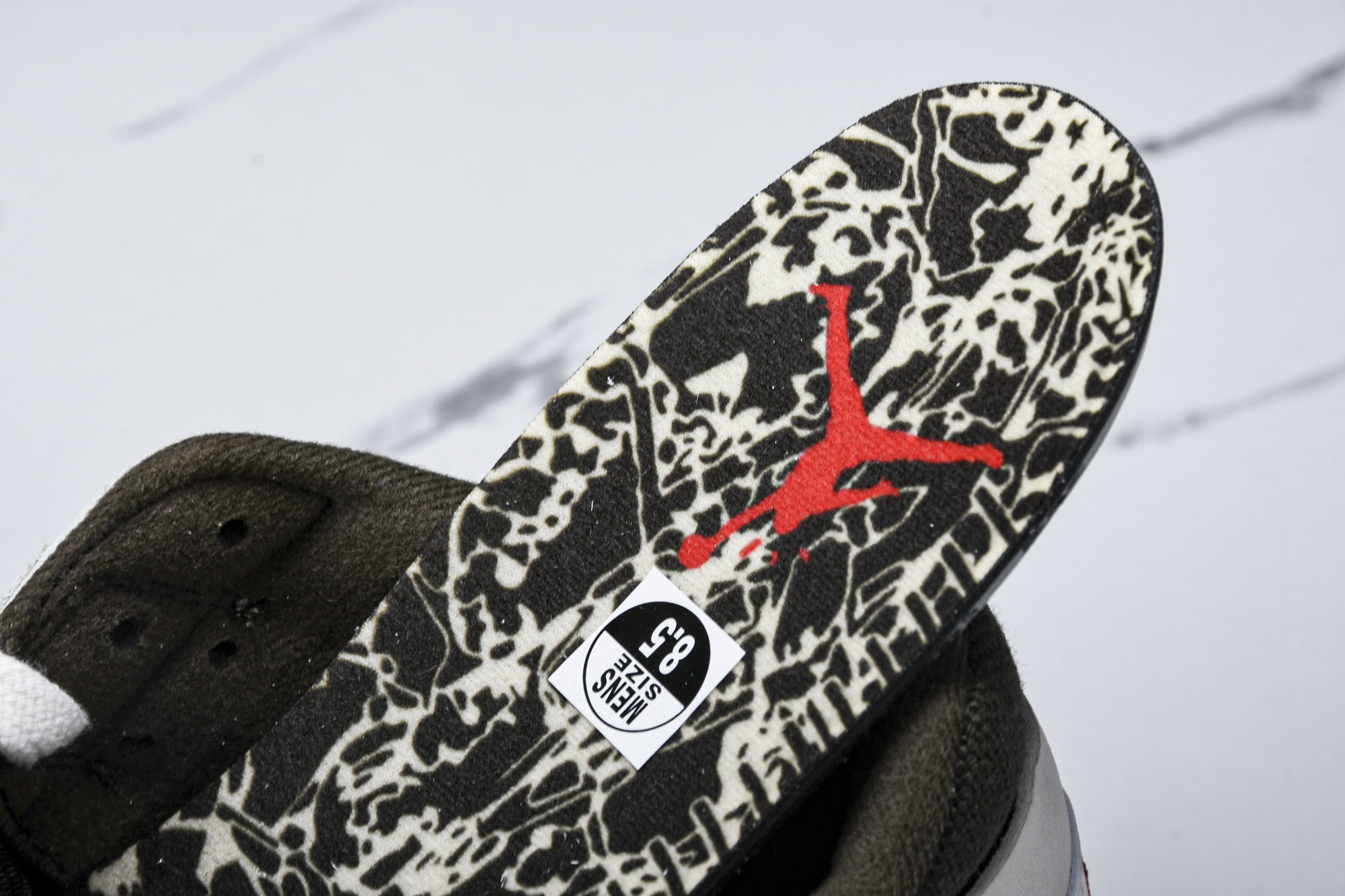 Travis Scott x Joran Executive The Check 倒钩低帮 摩卡 FZ8