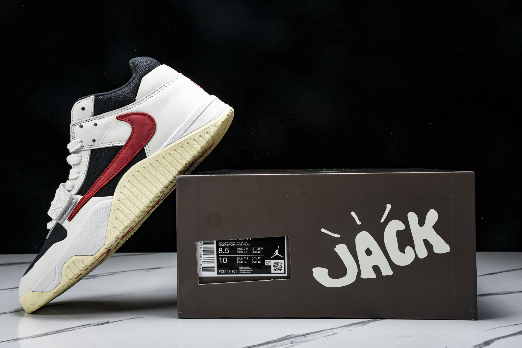 Travis Scott x Jordan Jumpman Jack TR“University Red