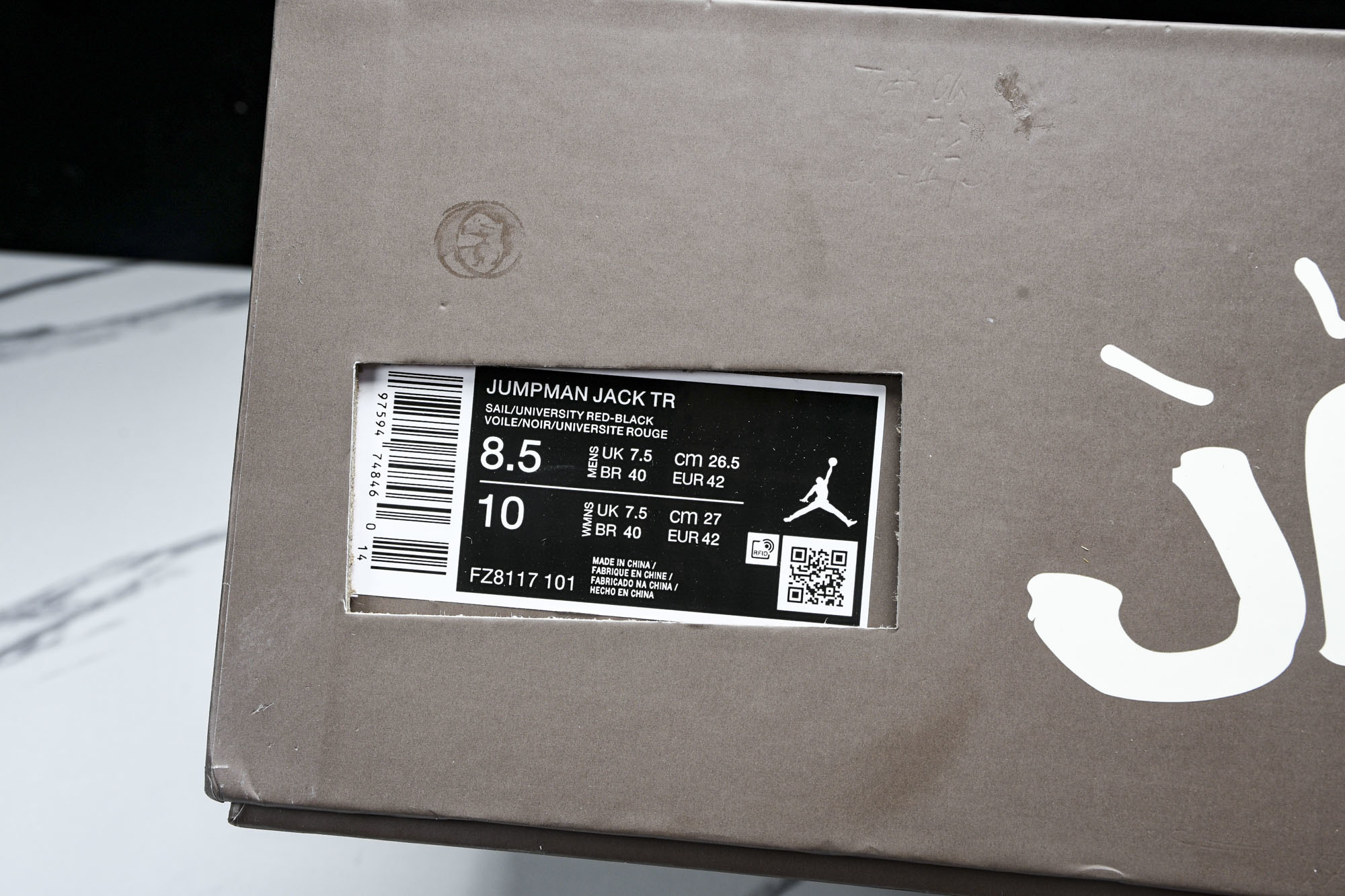 Travis Scott x Jordan Jumpman Jack TR“University Red