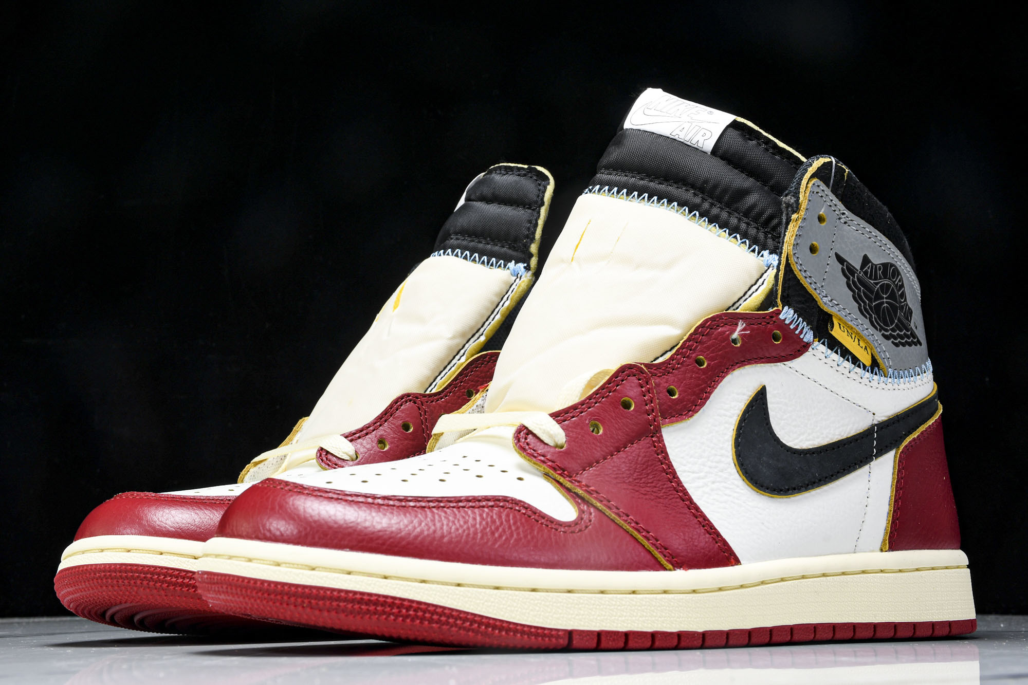 Union x Air Jordan 1 Retro High AJ1 乔1影子芝加哥 高帮篮球鞋 HV