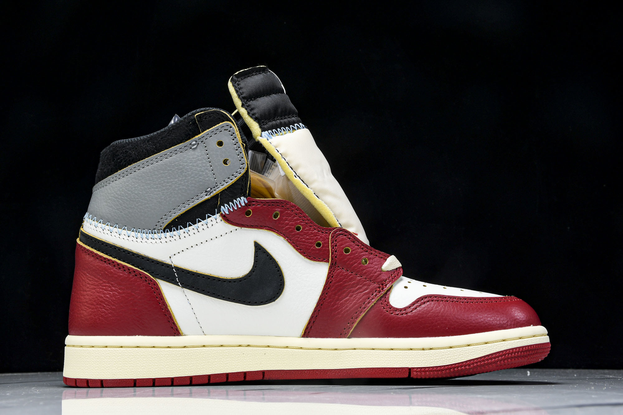 Union x Air Jordan 1 Retro High AJ1 乔1影子芝加哥 高帮篮球鞋 HV