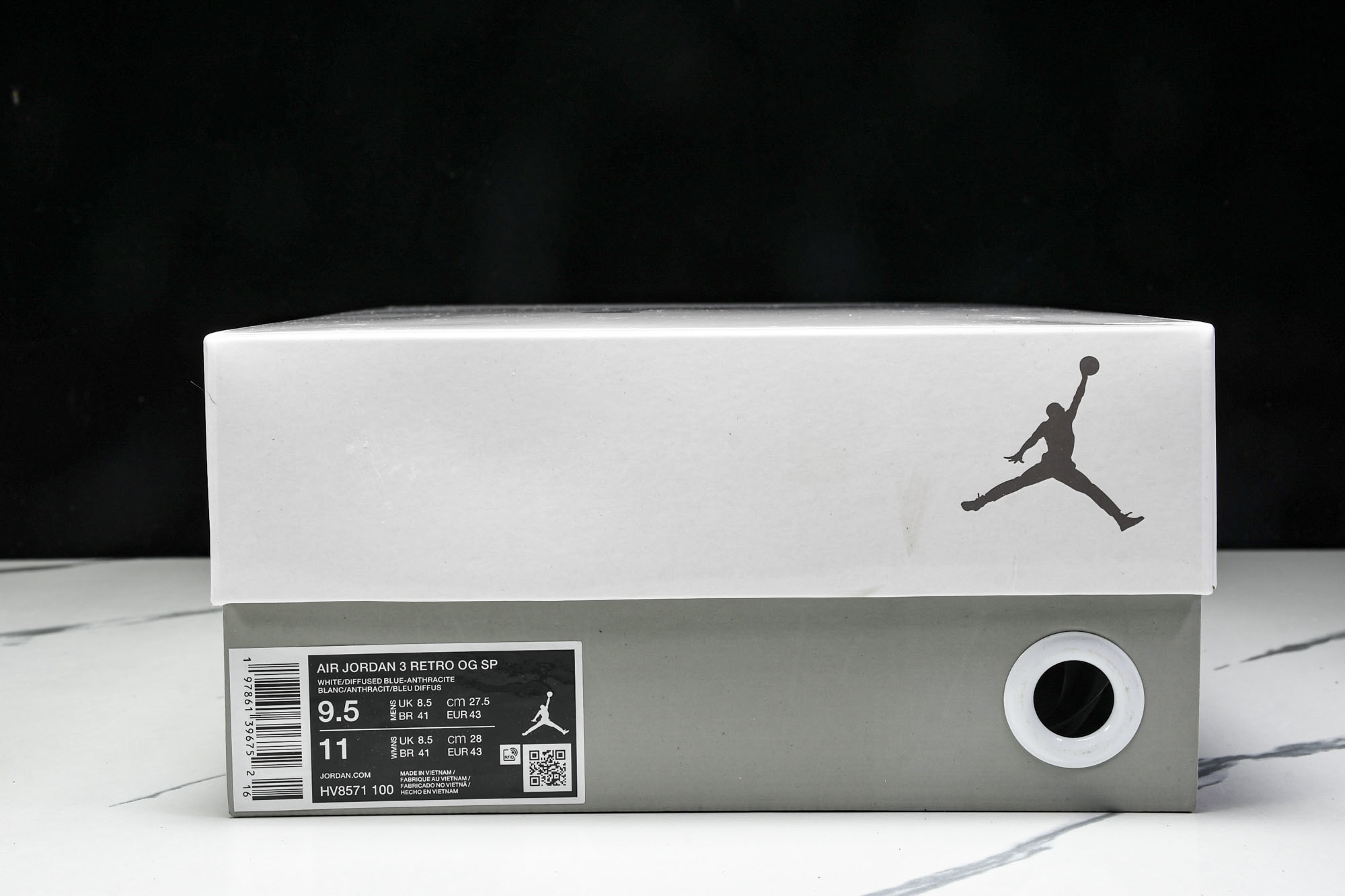 Air Jordan 3 Retro OG SP _Diffused Blue_ AJ3 乔3白蓝水泥 