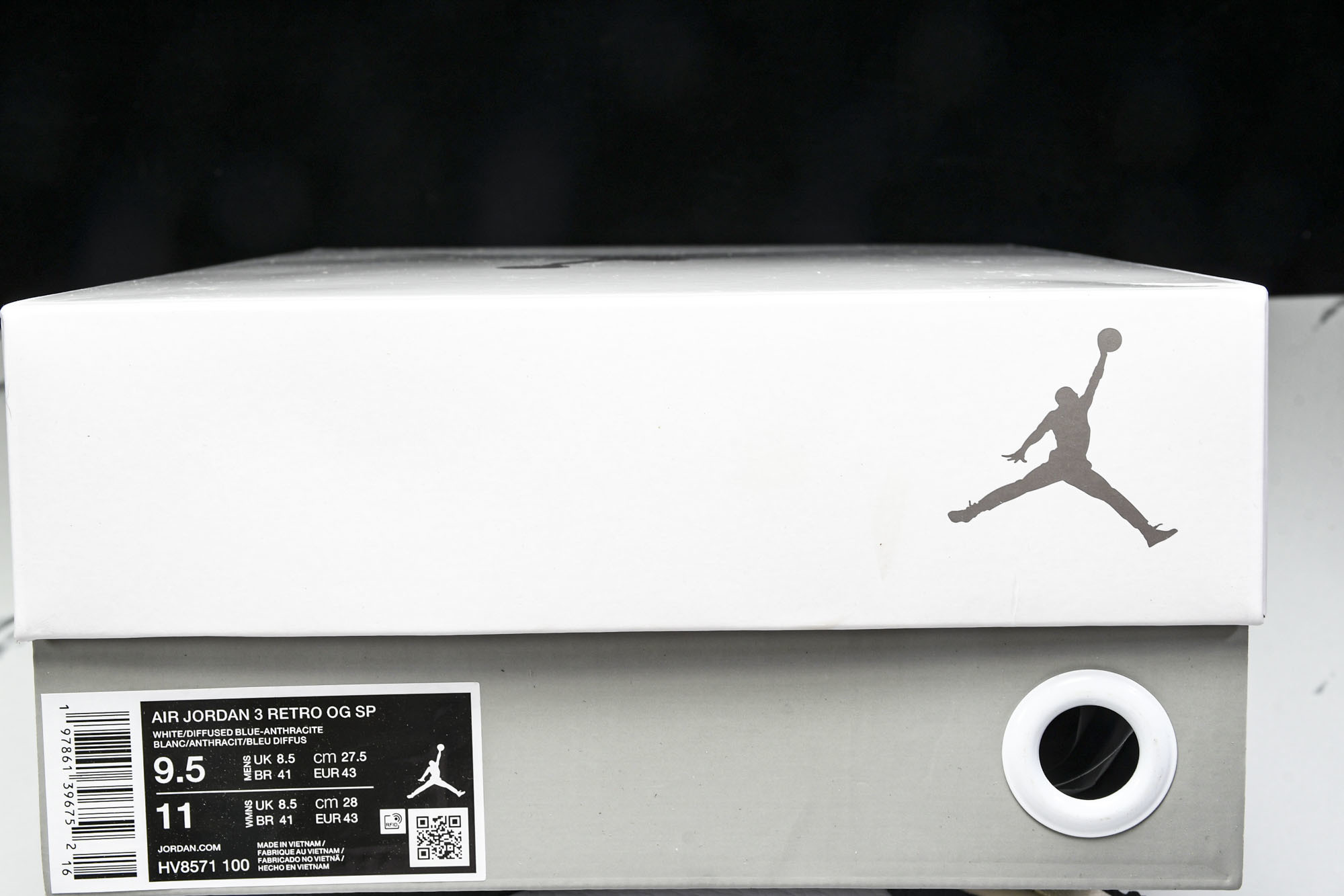 Air Jordan 3 Retro OG SP _Diffused Blue_ AJ3 乔3白蓝水泥 