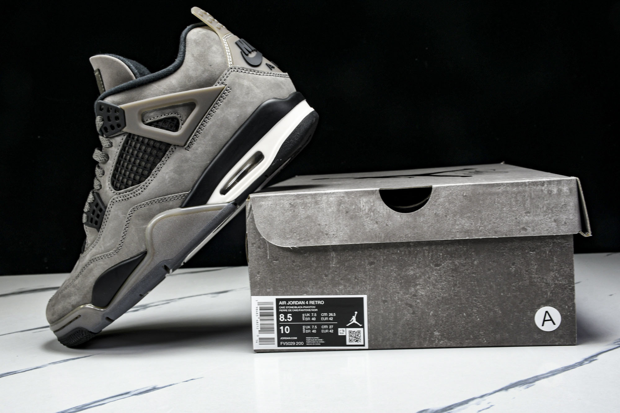 Air Jordan 4 Retro _Cave Stone_ AJ4 乔4摩卡 中帮复古休闲运动文化篮