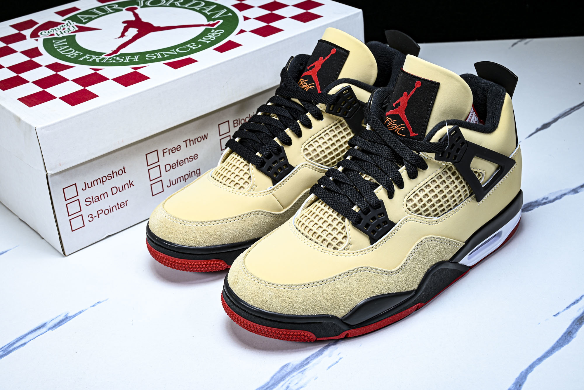 Air Jordan 4 Retro _Pizza_ AJ4 乔4披萨 棕色 IH2094-200 #Y