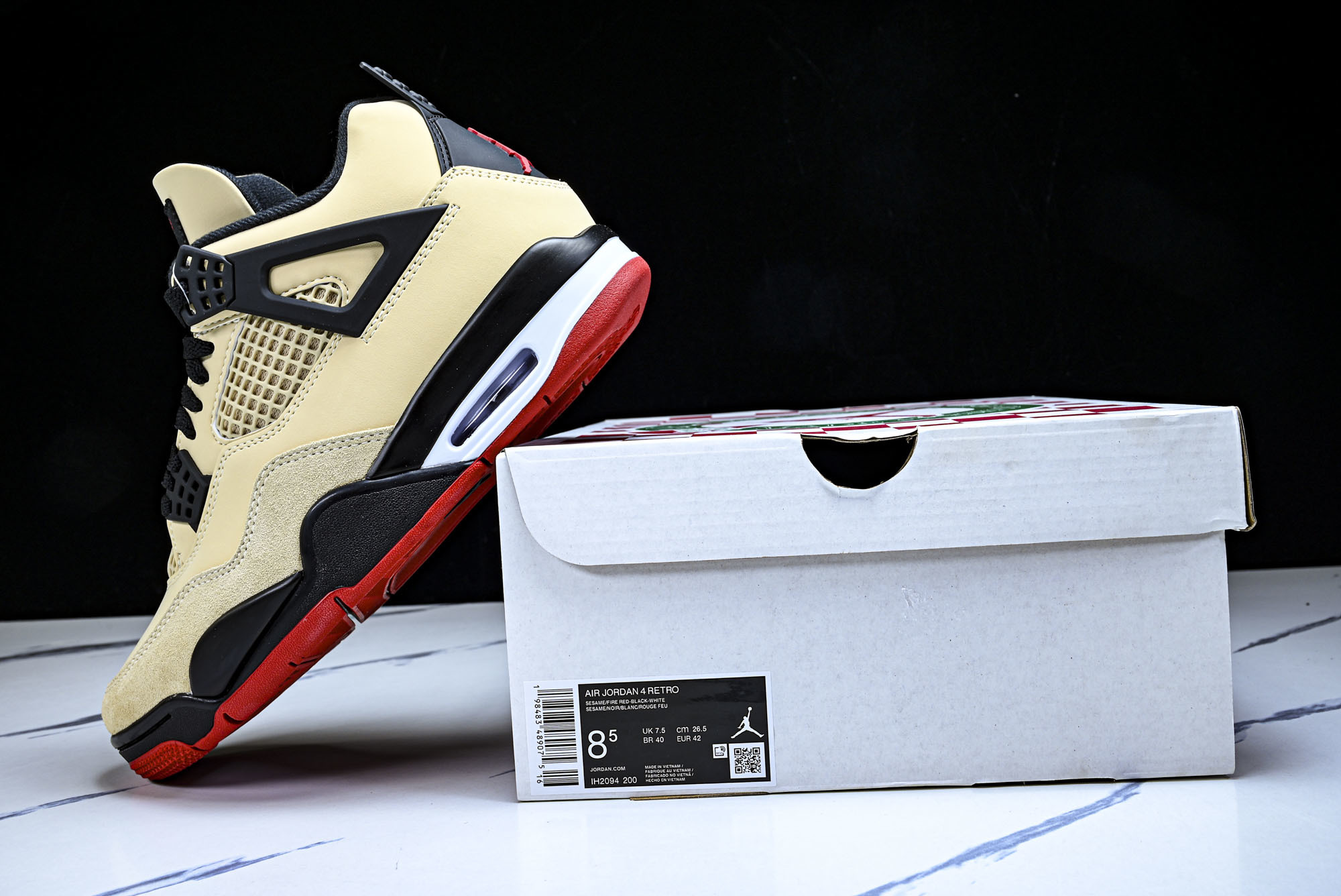 Air Jordan 4 Retro _Pizza_ AJ4 乔4披萨 棕色 IH2094-200 #Y