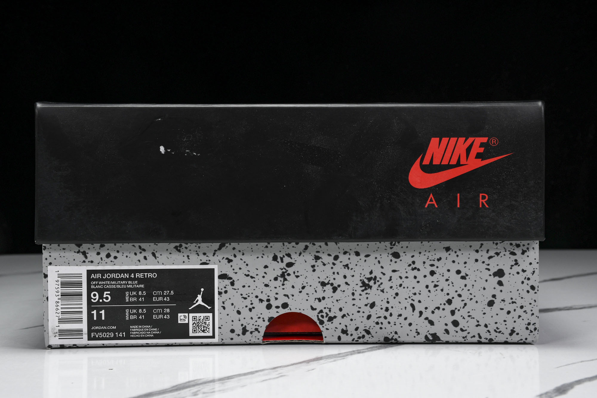 Air Jordan 4 Retro“Military Blue”军蓝 FV5029-141 #YZ01