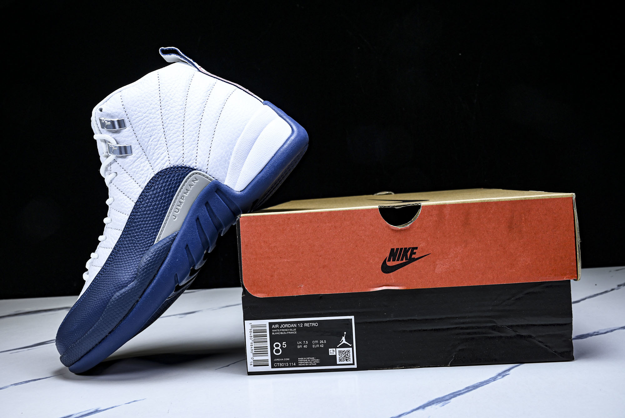 Air Jordan 12 Retro _French Blue And White_ AJ12 乔12