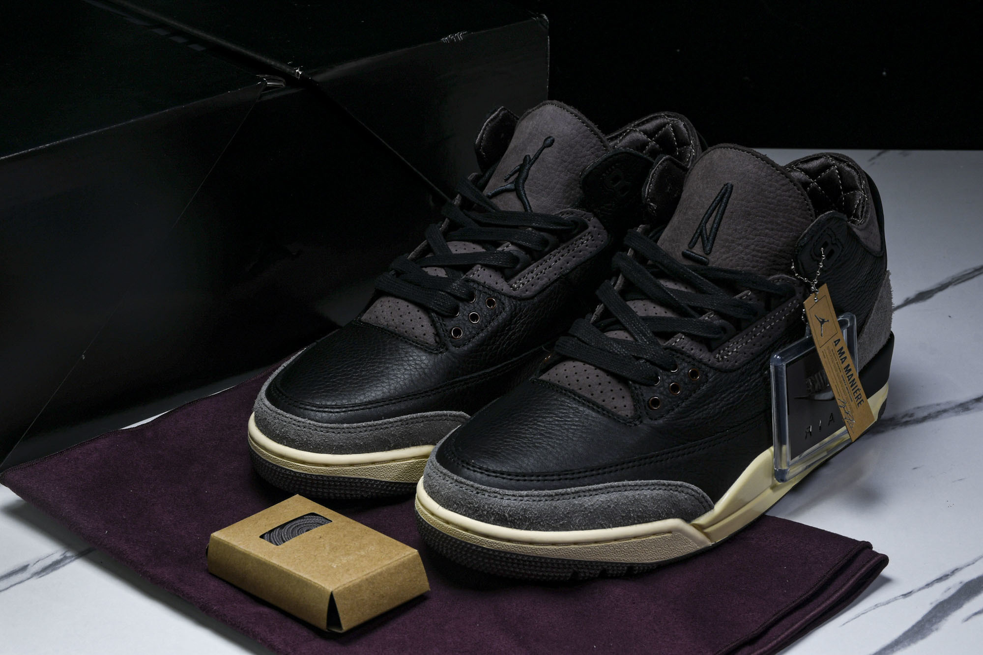 WMNS Air Jordan 3 Retro OG SP 黑灰红 FZ4811-001 #YZ015大