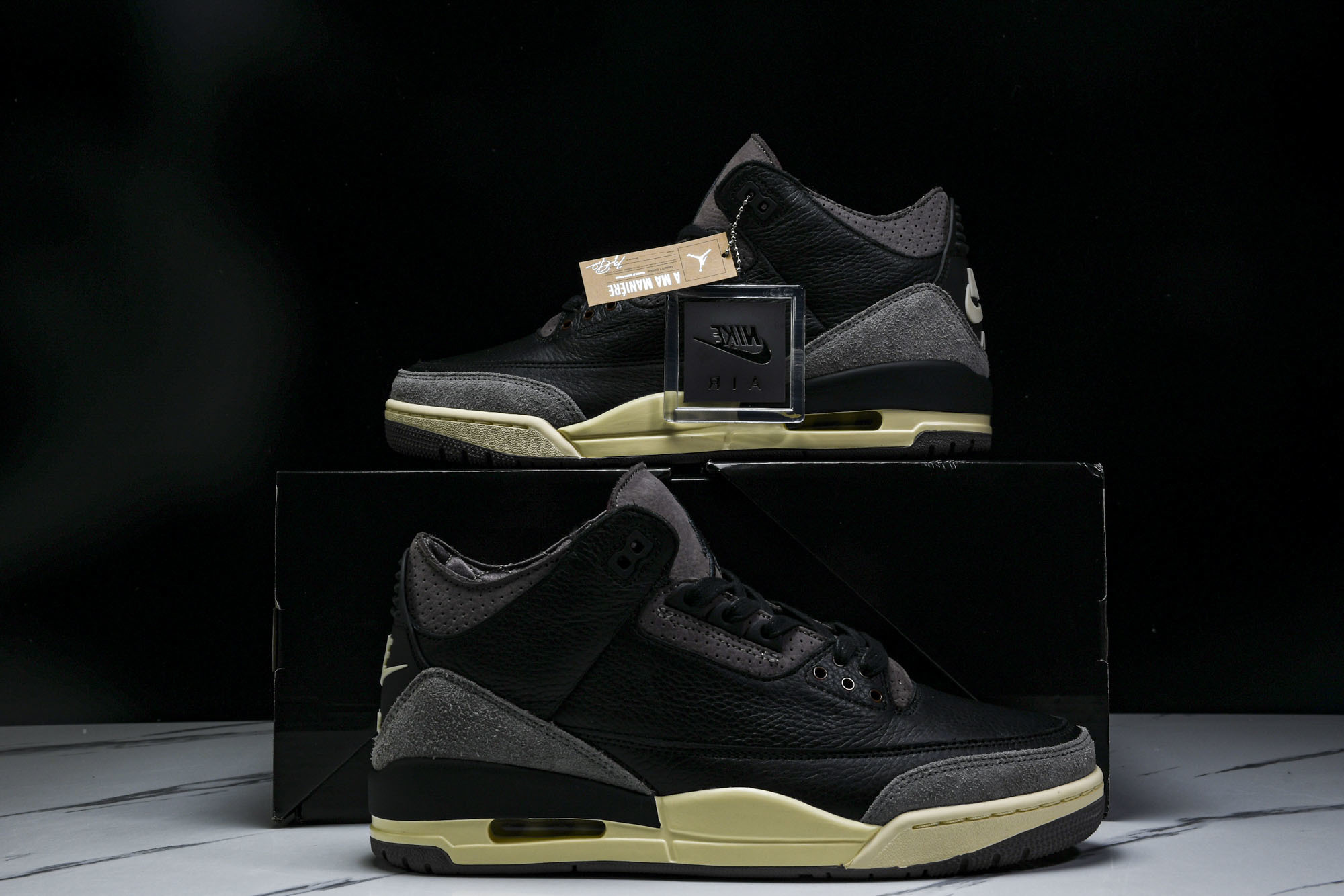 WMNS Air Jordan 3 Retro OG SP 黑灰红 FZ4811-001 #YZ015大
