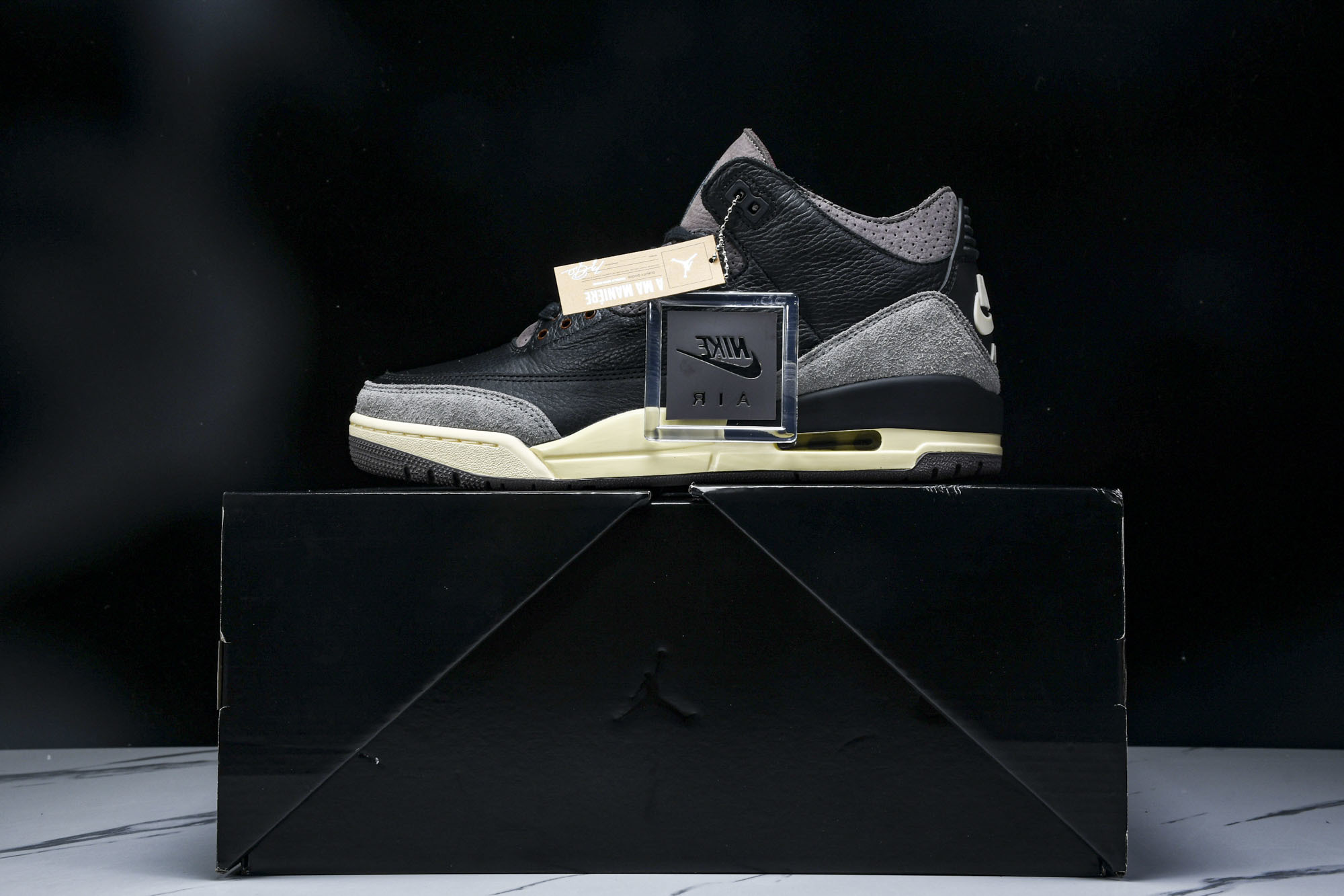 WMNS Air Jordan 3 Retro OG SP 黑灰红 FZ4811-001 #YZ015大