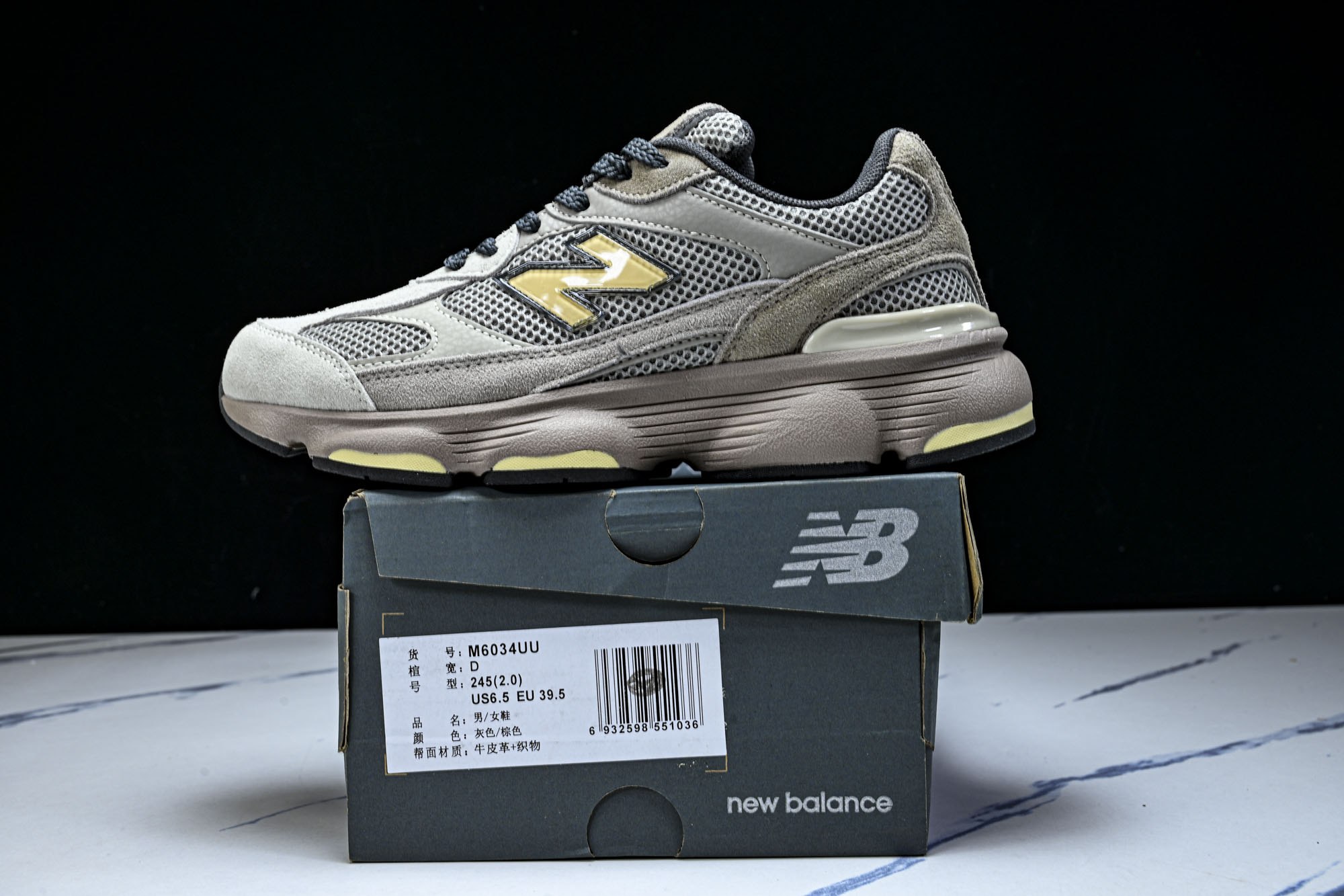 New Balance 603系列复古透气休闲运动慢跑鞋M6034UU #YZ039✦设计风格‌:承袭 