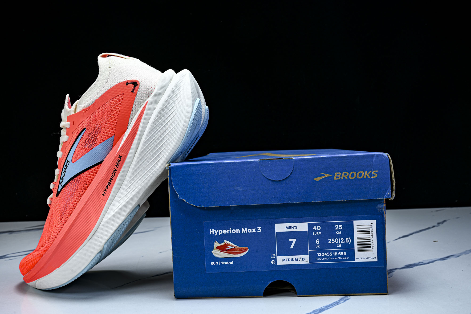 Brooks Hyperion Max 3 布鲁克斯 减震竞速马拉松专业跑鞋 B659 #YZ03936