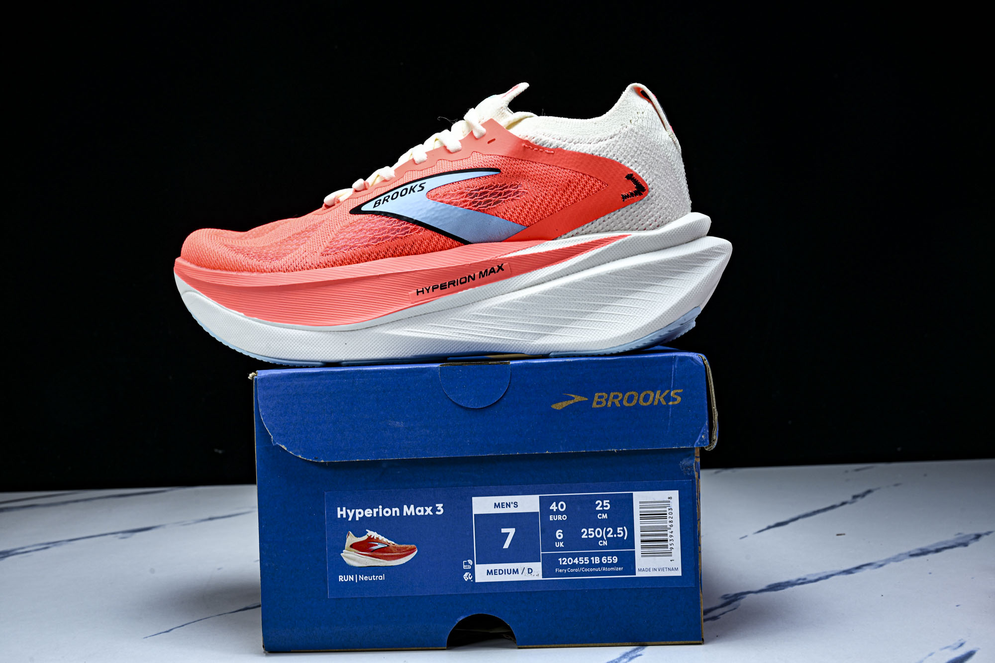Brooks Hyperion Max 3 布鲁克斯 减震竞速马拉松专业跑鞋 B659 #YZ03936