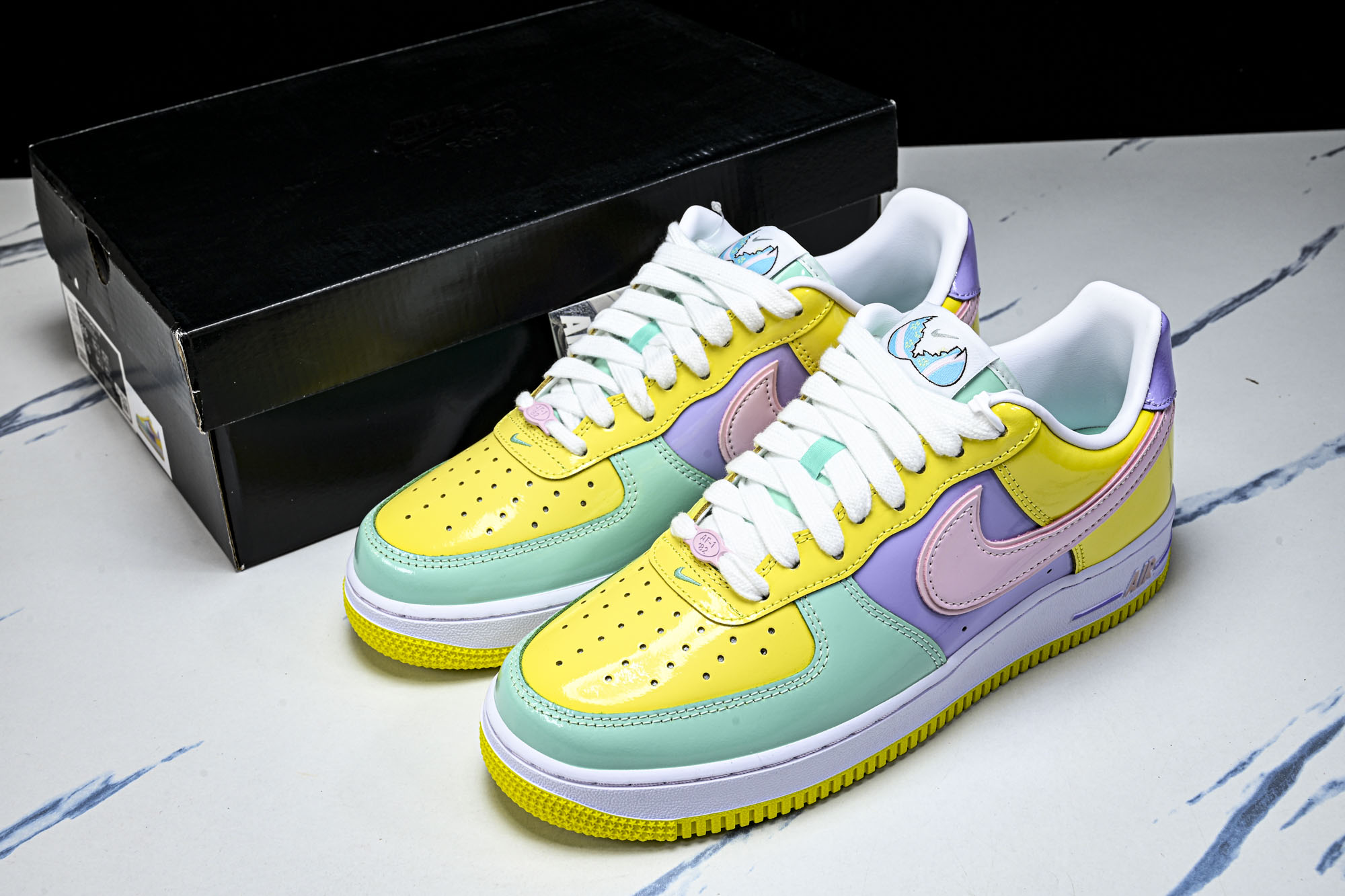 Nike Air Force 1'07 Low 漆皮拼色 空军一号低帮休闲板鞋 IQ9706-701 #