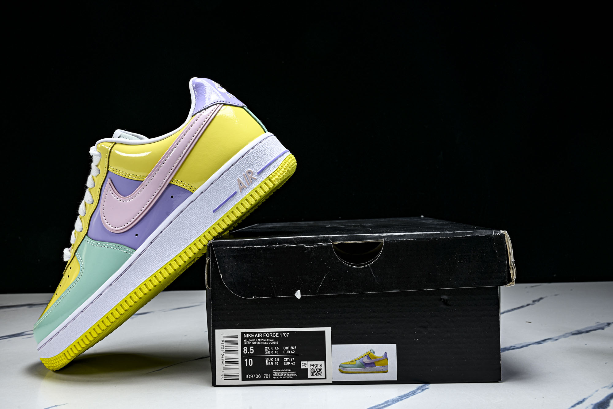 Nike Air Force 1'07 Low 漆皮拼色 空军一号低帮休闲板鞋 IQ9706-701 #