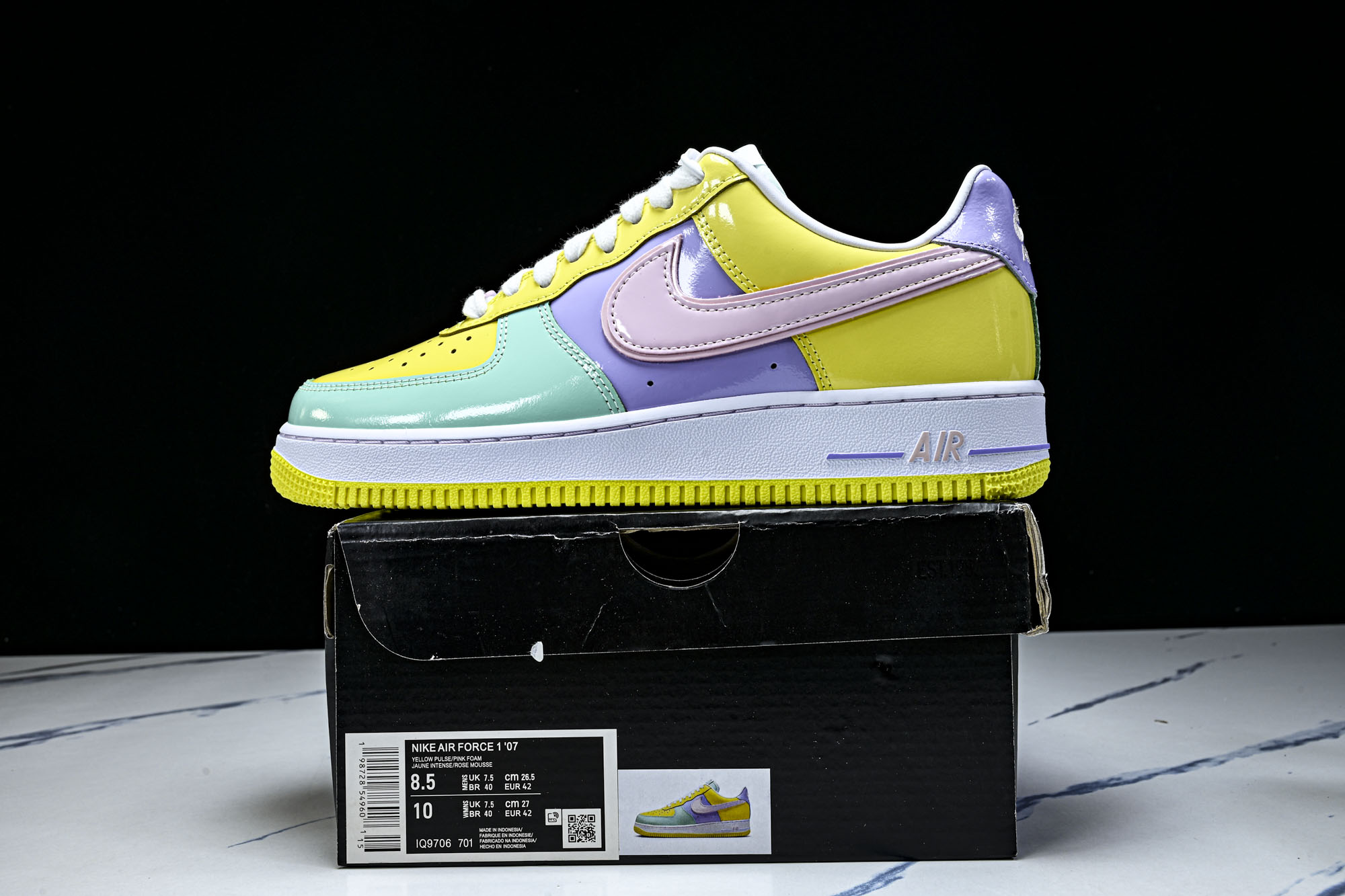 Nike Air Force 1'07 Low 漆皮拼色 空军一号低帮休闲板鞋 IQ9706-701 #