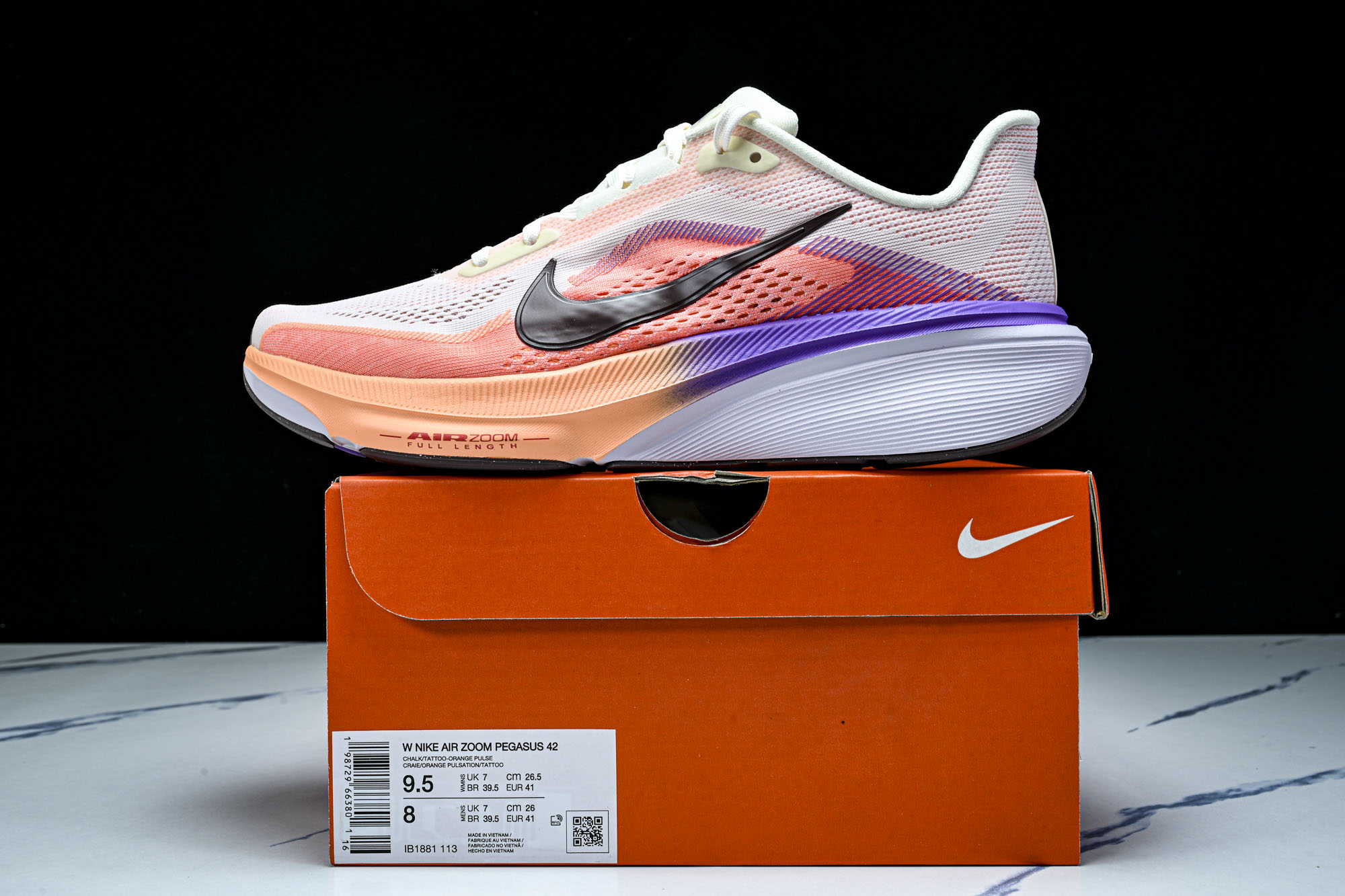 Nike Air Zoom Pegasus 42 耐克网面透气轻便耐磨跑鞋 IB1881-113 #YZ