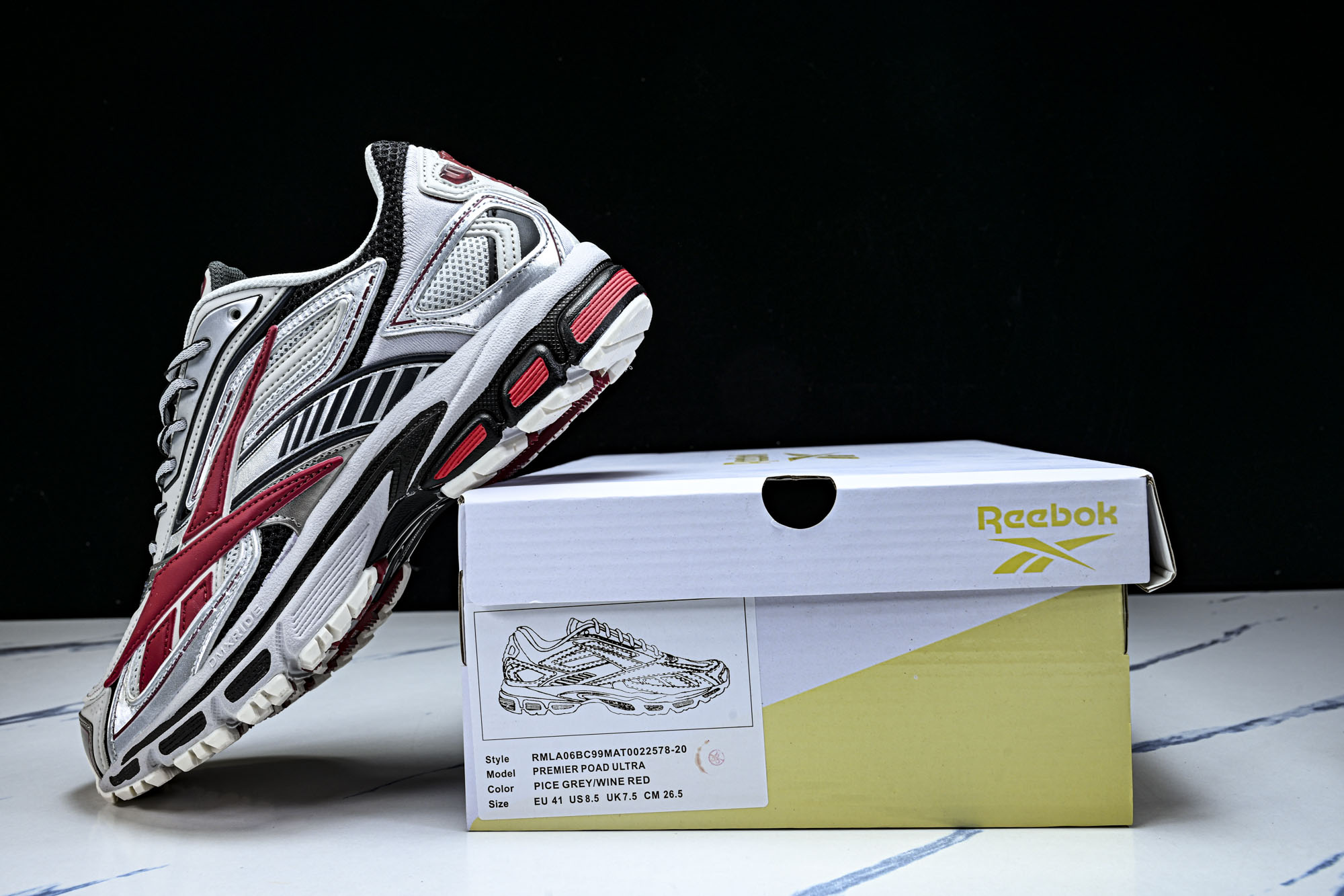 Reebok_锐步 Premier Road Ultra 系列原鞋1_1复古休闲运动跑步_12 #YZ0