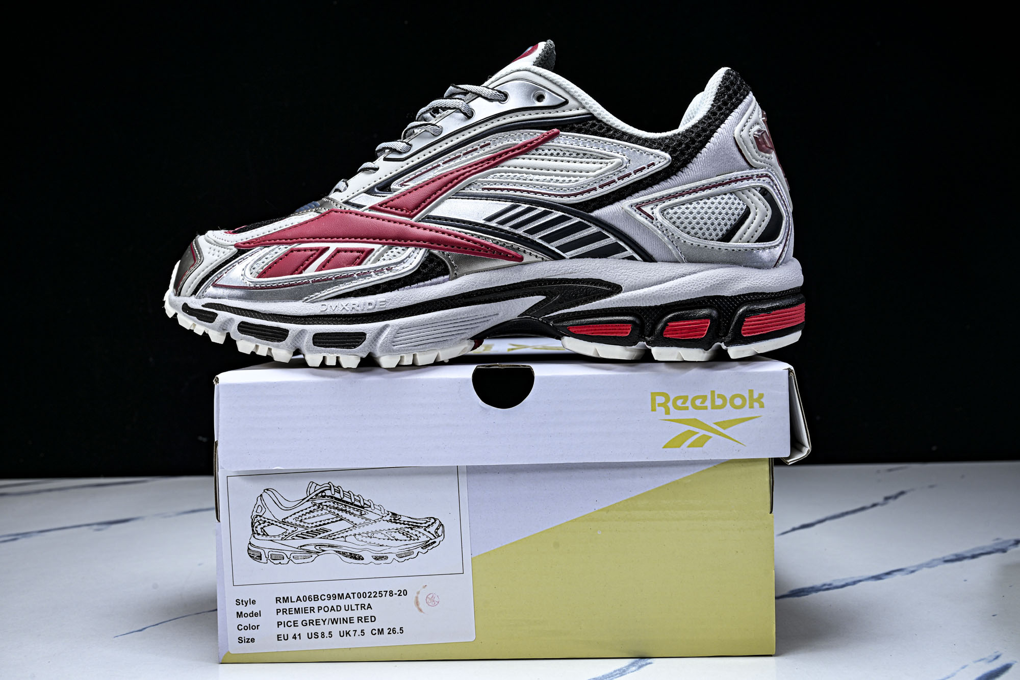 Reebok_锐步 Premier Road Ultra 系列原鞋1_1复古休闲运动跑步_12 #YZ0