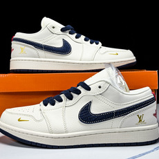 Air Jordan 1 Low AJ1 乔1 LV联名 蓝鳞勾 高端定制 低帮复古篮球鞋 XX3168 Air Jordan 1 Low AJ1 乔1 LV联名 蓝鳞勾 高端定制 低帮复古篮球鞋 XX3168