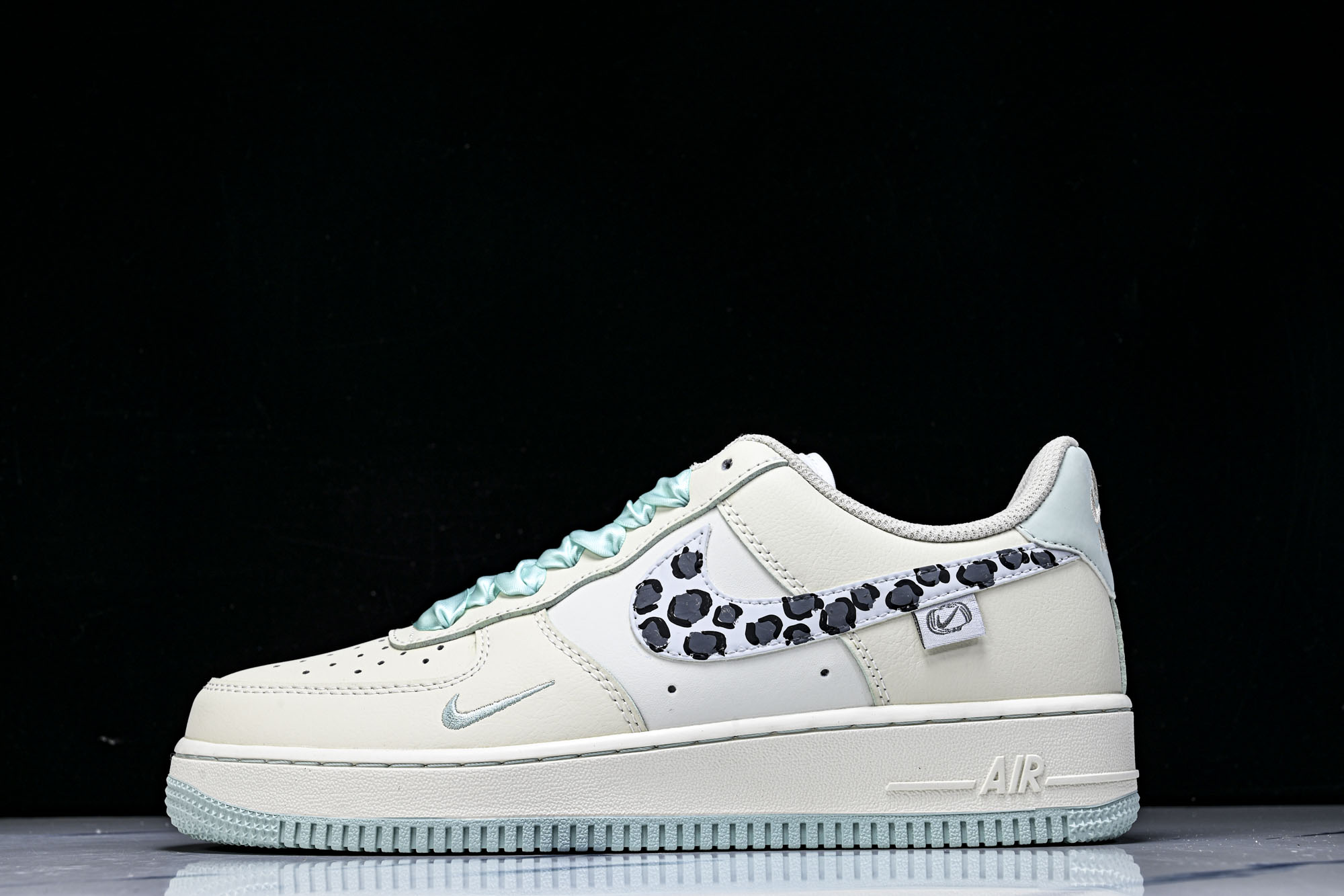 Nike Air Force 1'07 Low _Green Grape Leopard Pop_ 手绘